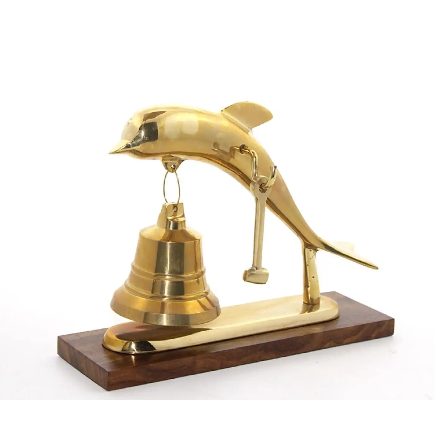 Pirinç Yunus Balığı Tasarımlı Çan