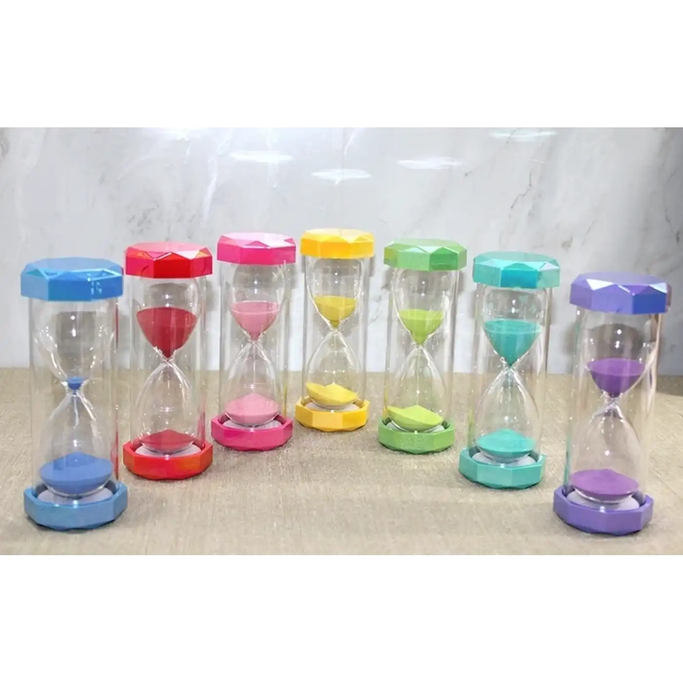 Plastik Çerceveli Renkli 5 Dk Kumsaati Alk4562