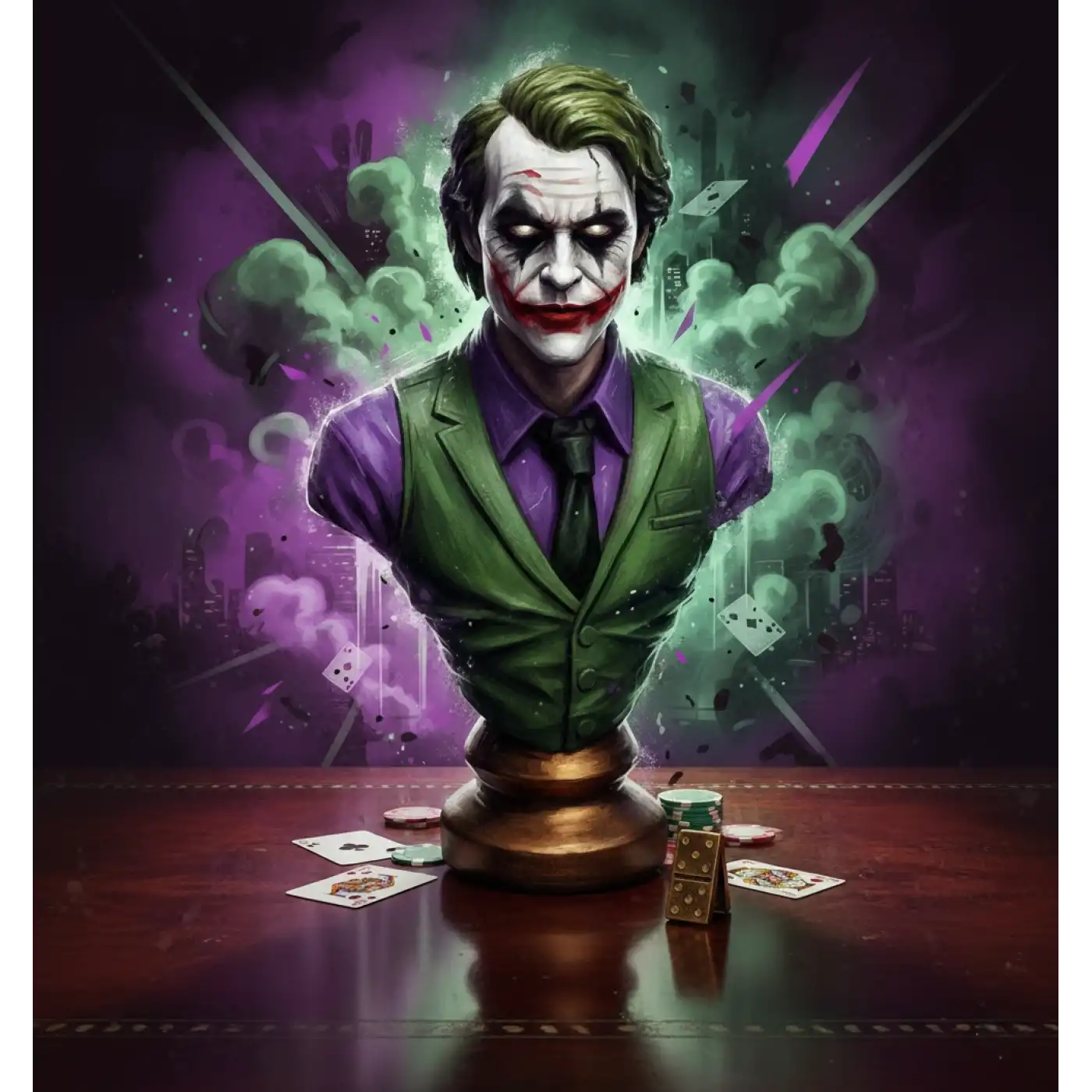 Polyester Joker Figür