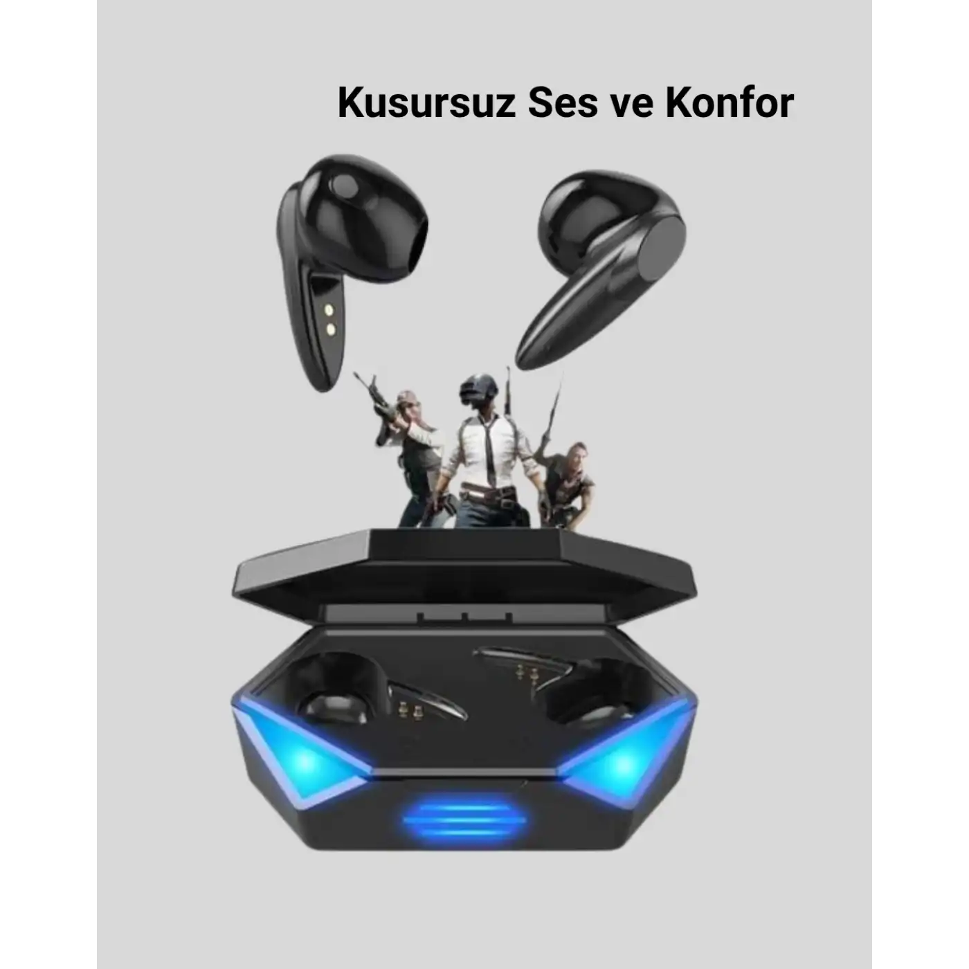 Profesyonel Bluetooth 5.0 Kulaklık – Dokunmatik Kontrol, 3D Surround Ses