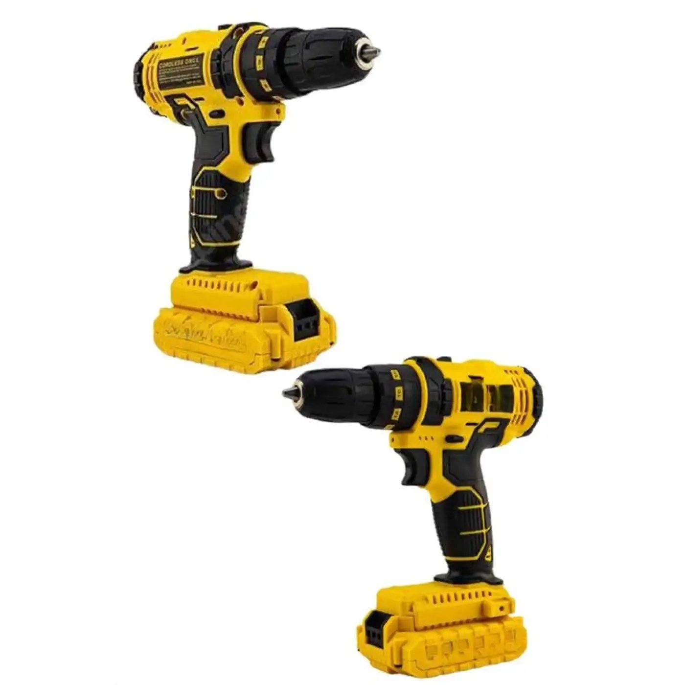 Profesyonel Çift Bataryalı Akülü Vidalama Şarjlı Matkap 24 Parça