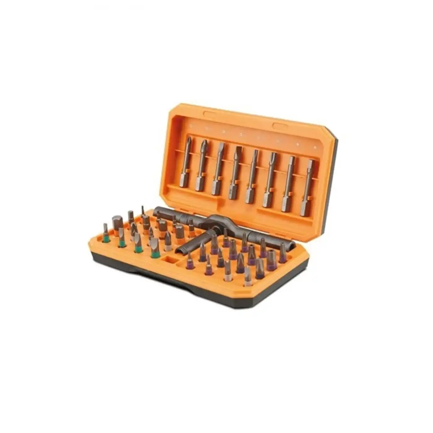 Profesyonel Tornavida Seti 40 Parça Çok Uçlu Kapsamlı Tamir Seti Gri