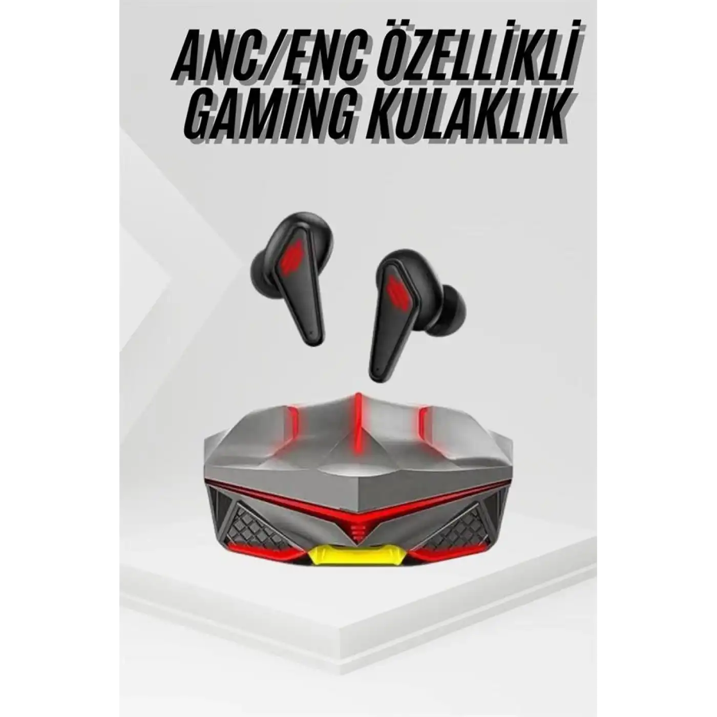 Profesyonel TWS Işıklı Kablosuz Bluetooth Kulaklık  Kulaklığı