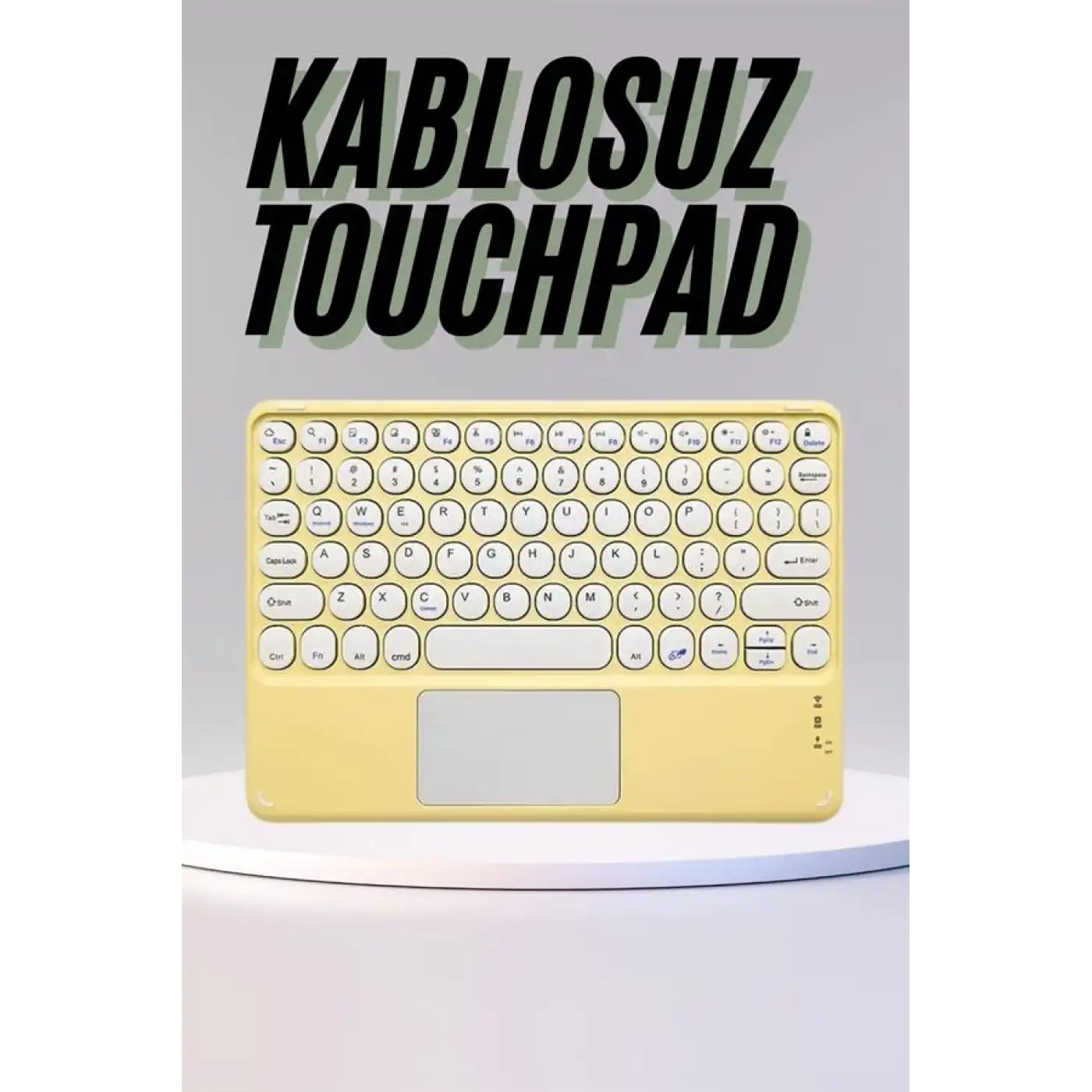 Profesyonel Wifi Q Klavye Bluetooth Klavye Touchpad 10.8 Inç Yeni Nesil