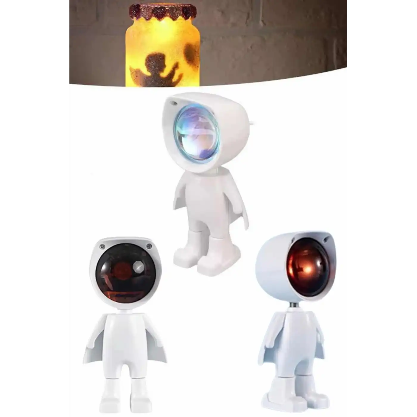 Projektör Atmosfer Işık Lambası Projektör Güneş Lambası Masa Lambası