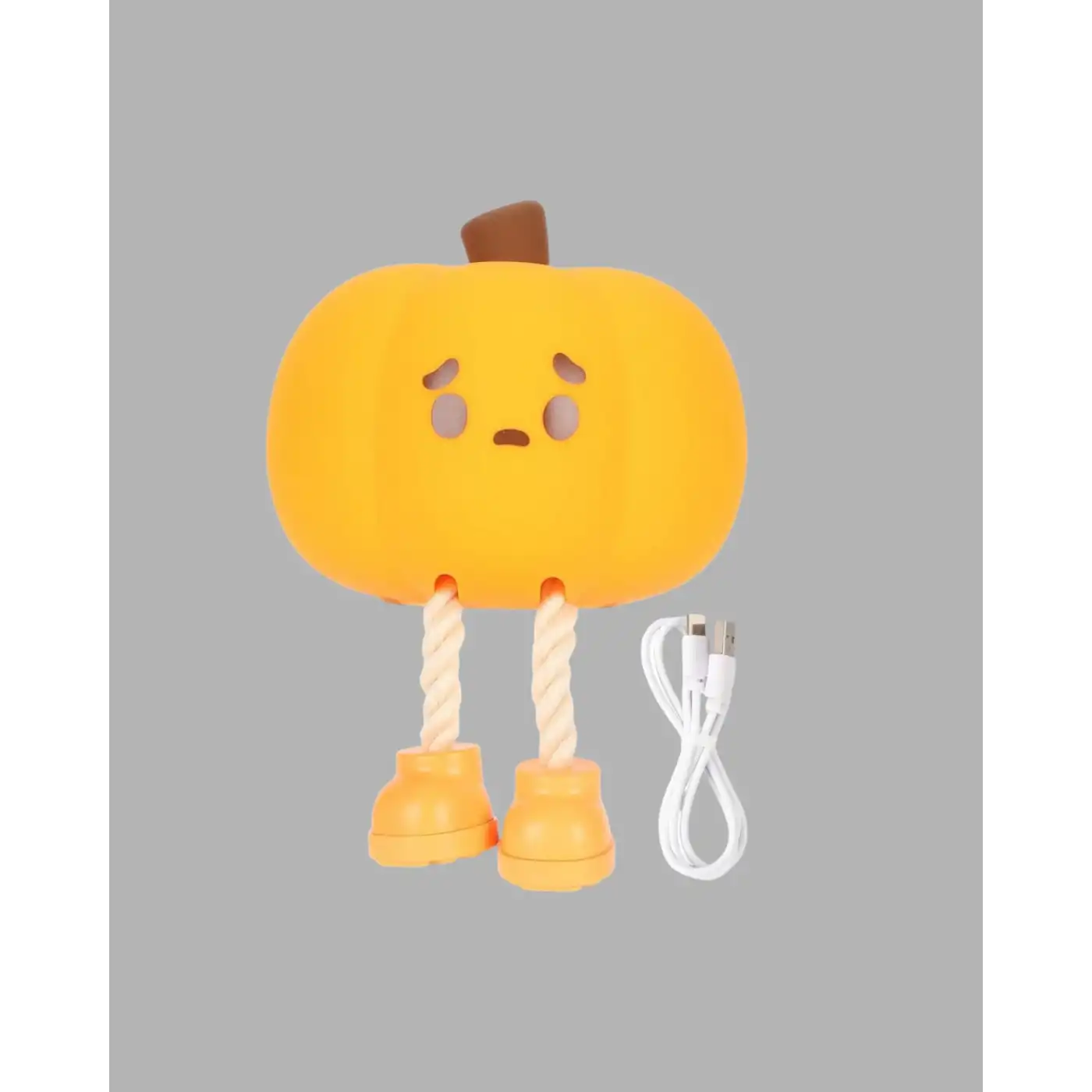 Pumpkin LED Night Light Dokunmatik Şarjlı Silikon Gece Lambası Yeni Nesil