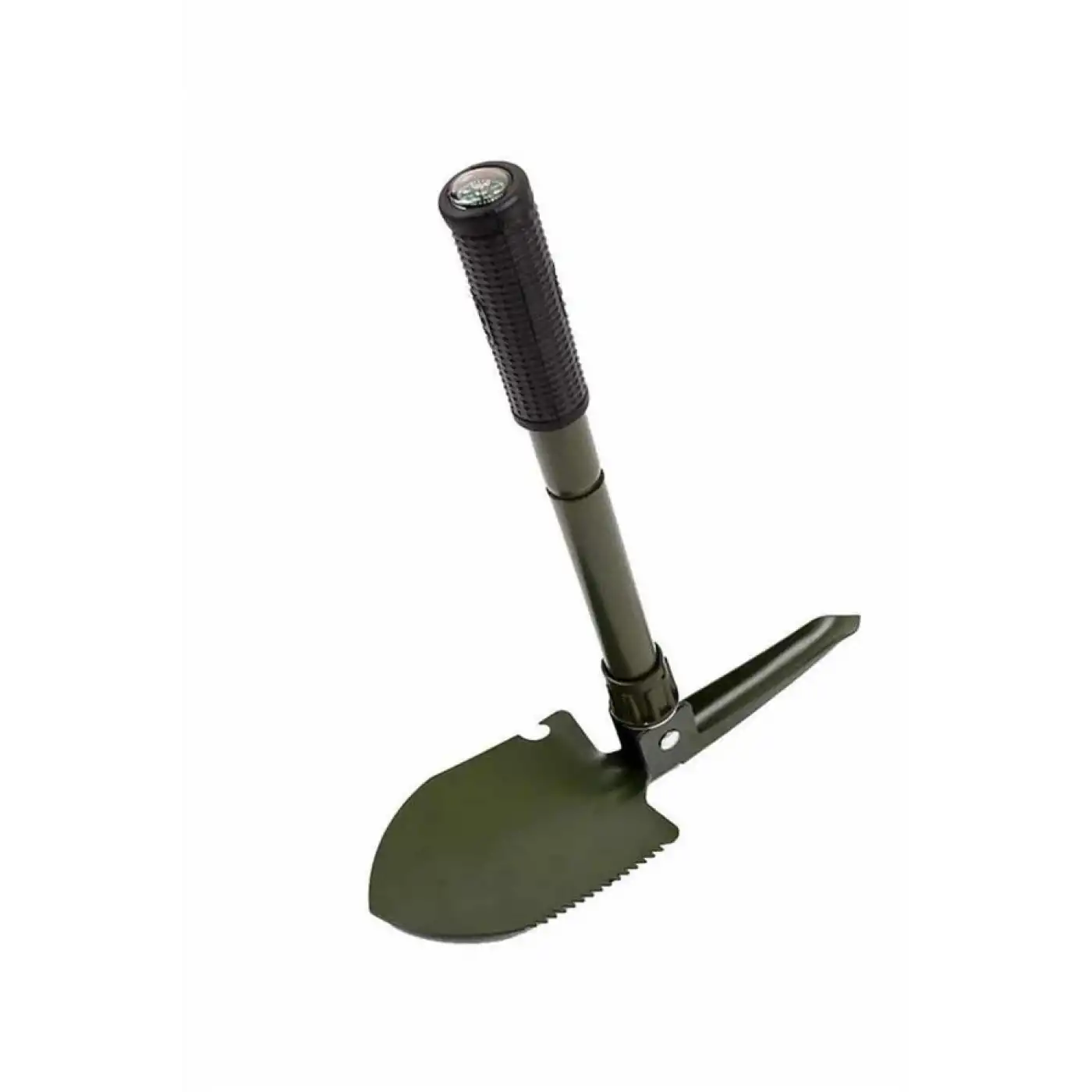 Pusulalı Katlanabilen Portatif Çantalı Mini Kazma Kürek Seti