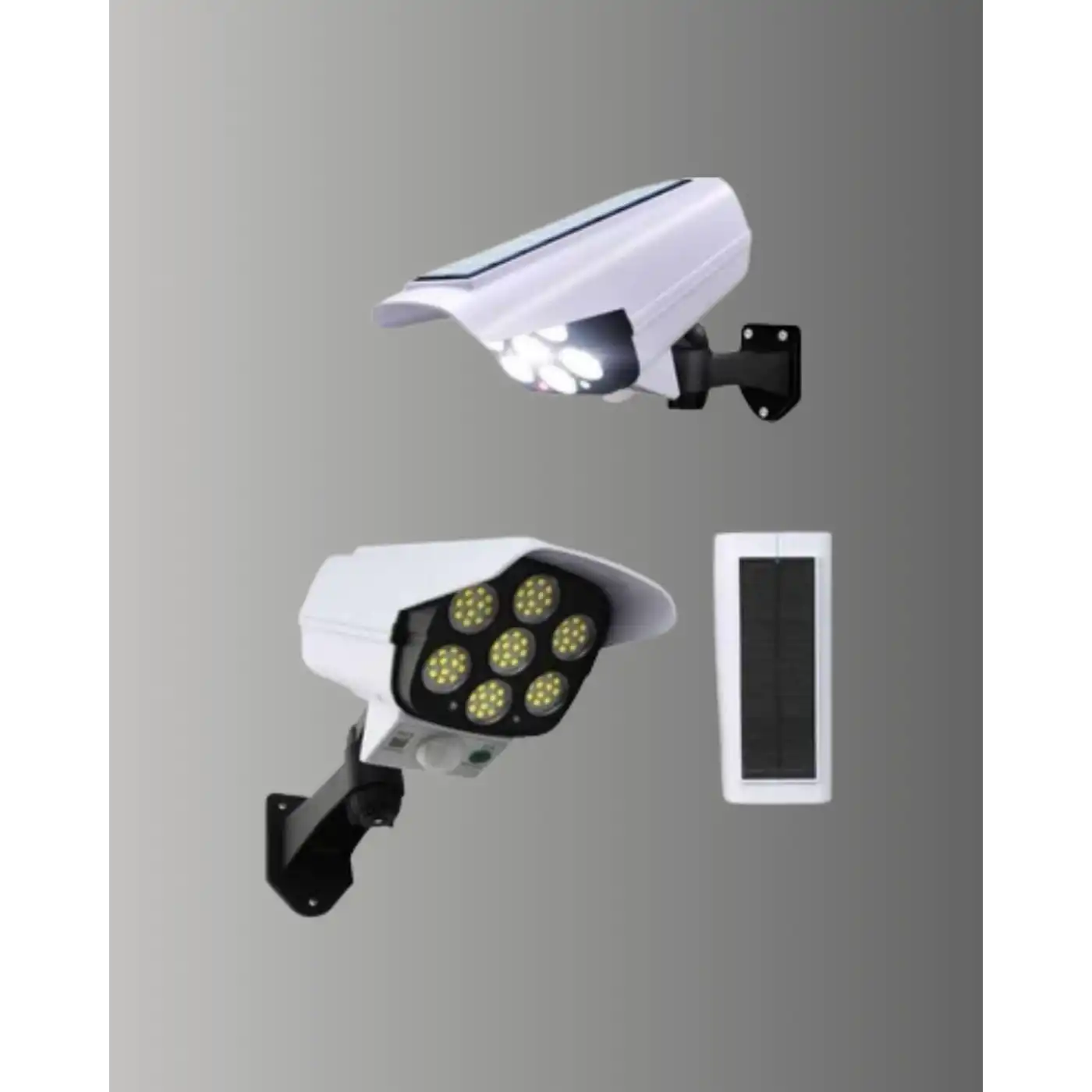 PVC+PC Malzemeli, 2si 1 Arada Güvenlik Lambası – Ayarlanabilir Başlık ve Panel Açısı