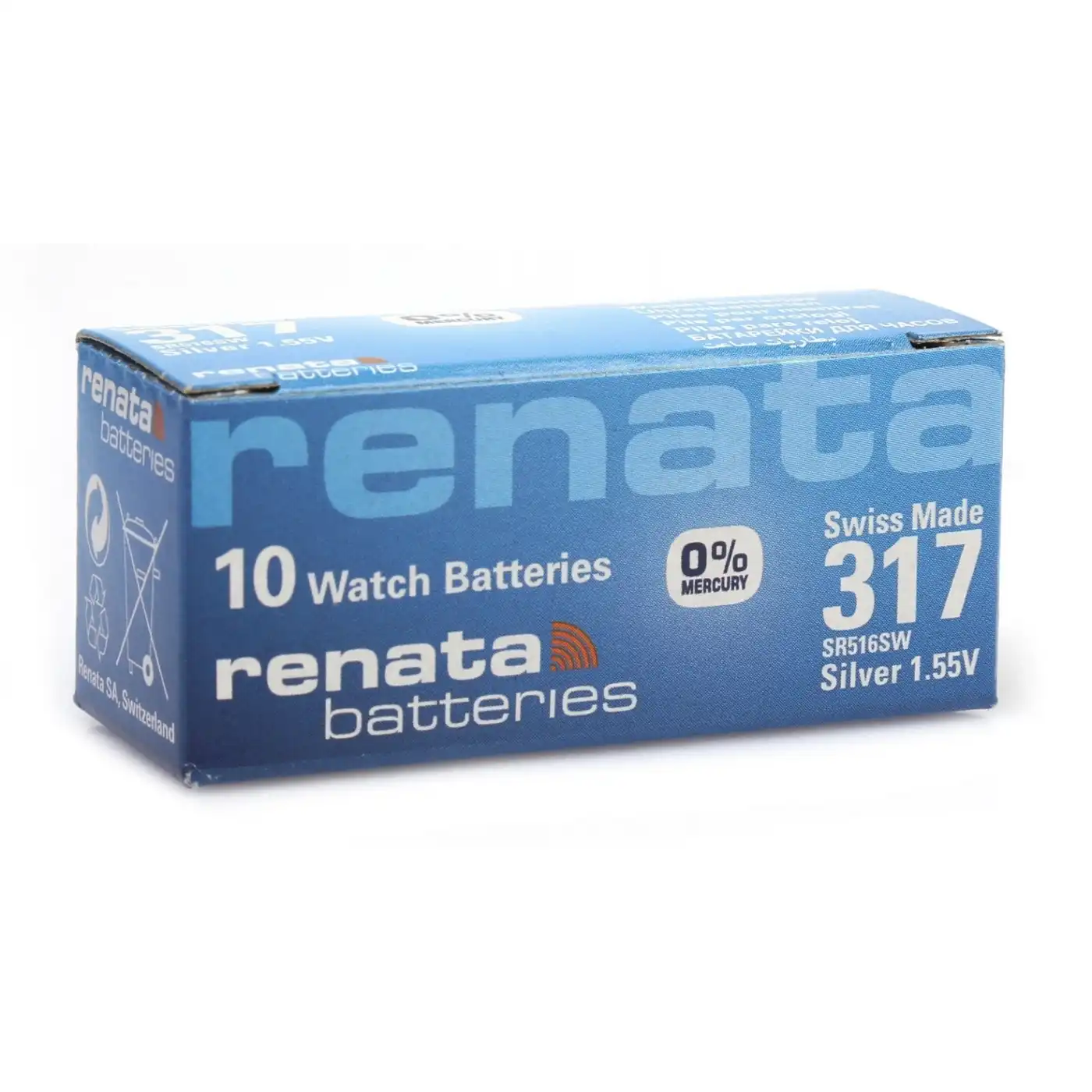 Renata 317 Sr516sw 1.55v Alkalin Saat Pili 10 Adet