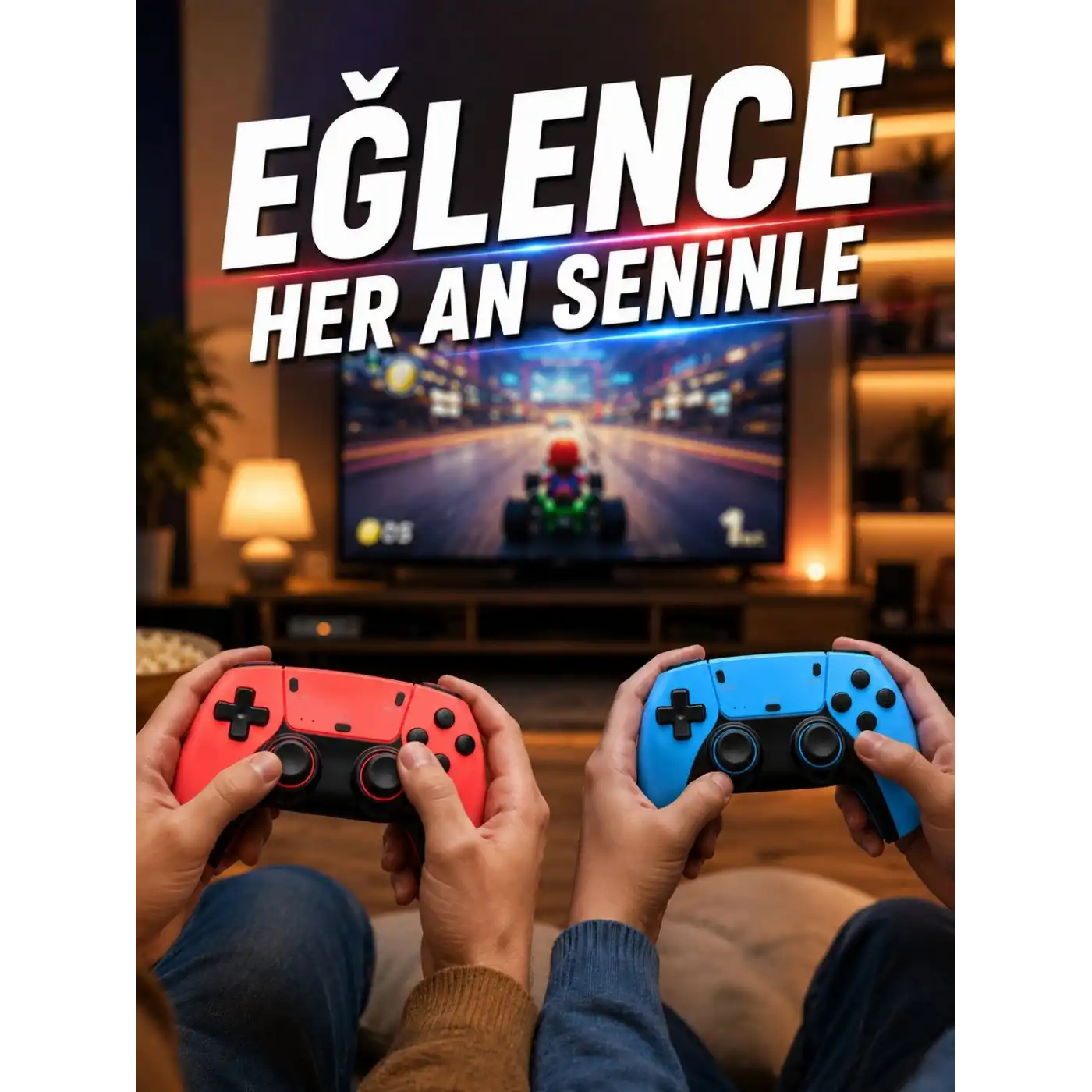 Retro Oyun Konsolu HDMI Destekli Kablosuz Oyun Kolu ile Oyun Keyfi