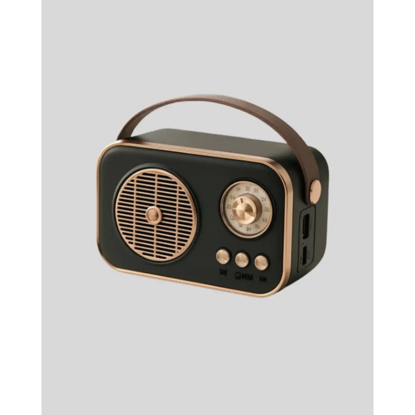Retro Tarz Kablosuz Radyo – Bluetooth, USB ve TF Kart Girişli