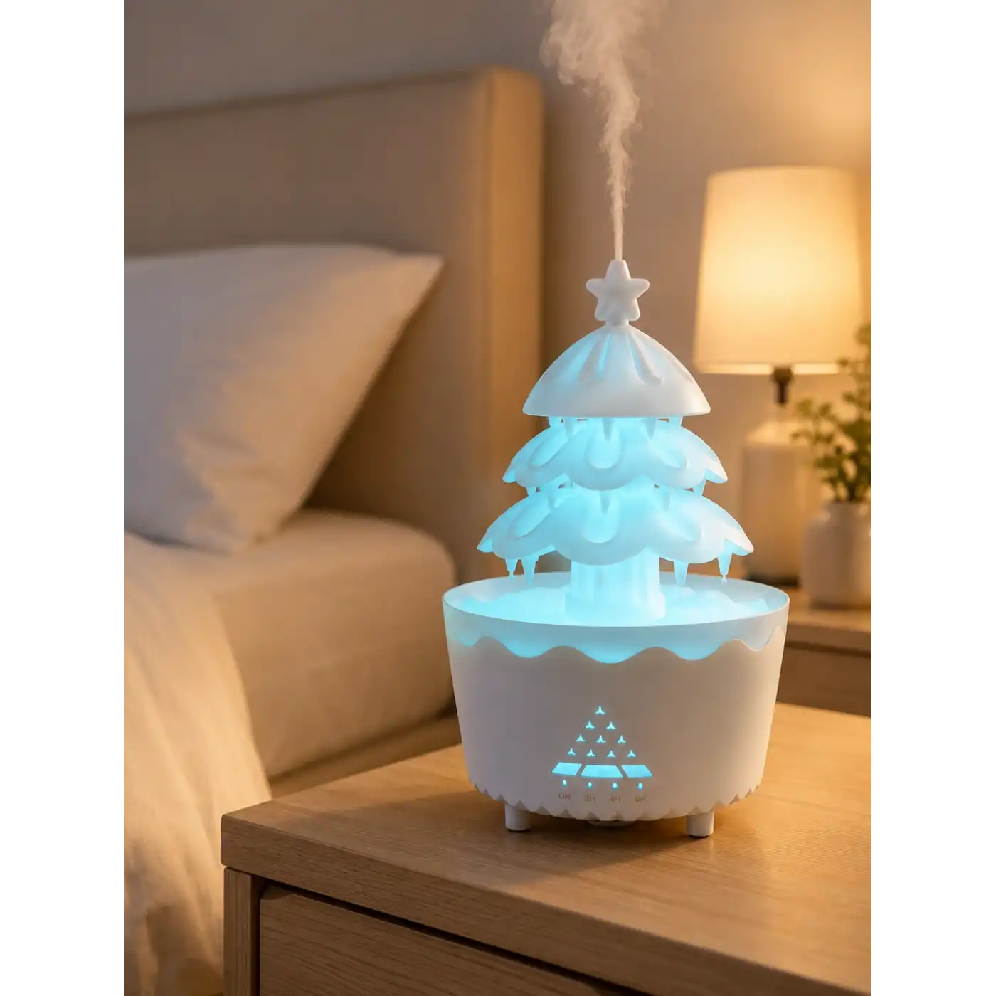 RGB Aydınlatmalı Şans Ağacı Aromaterapi Difüzörü 250 ML Hava Nemlendirici