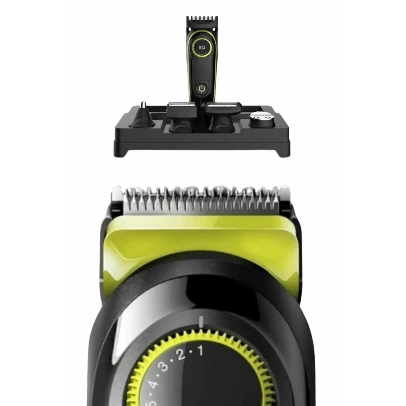 Saç Sakal Şekillendirici Tıraş Makinesi 5 Başlıklı Paslanmaz Çelik Bıçaklı Unısex