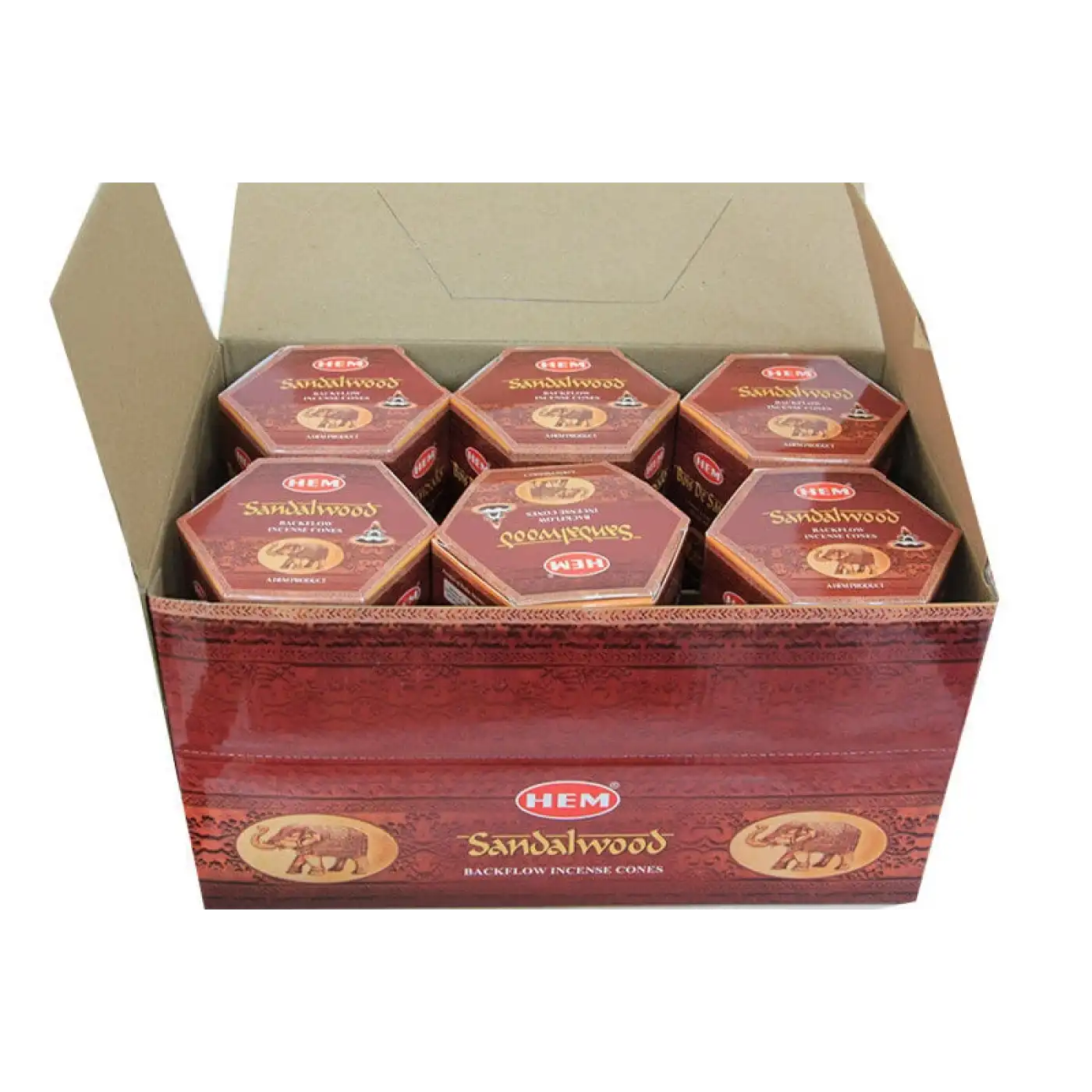 Sandalwood Back Flow Cones 40lı