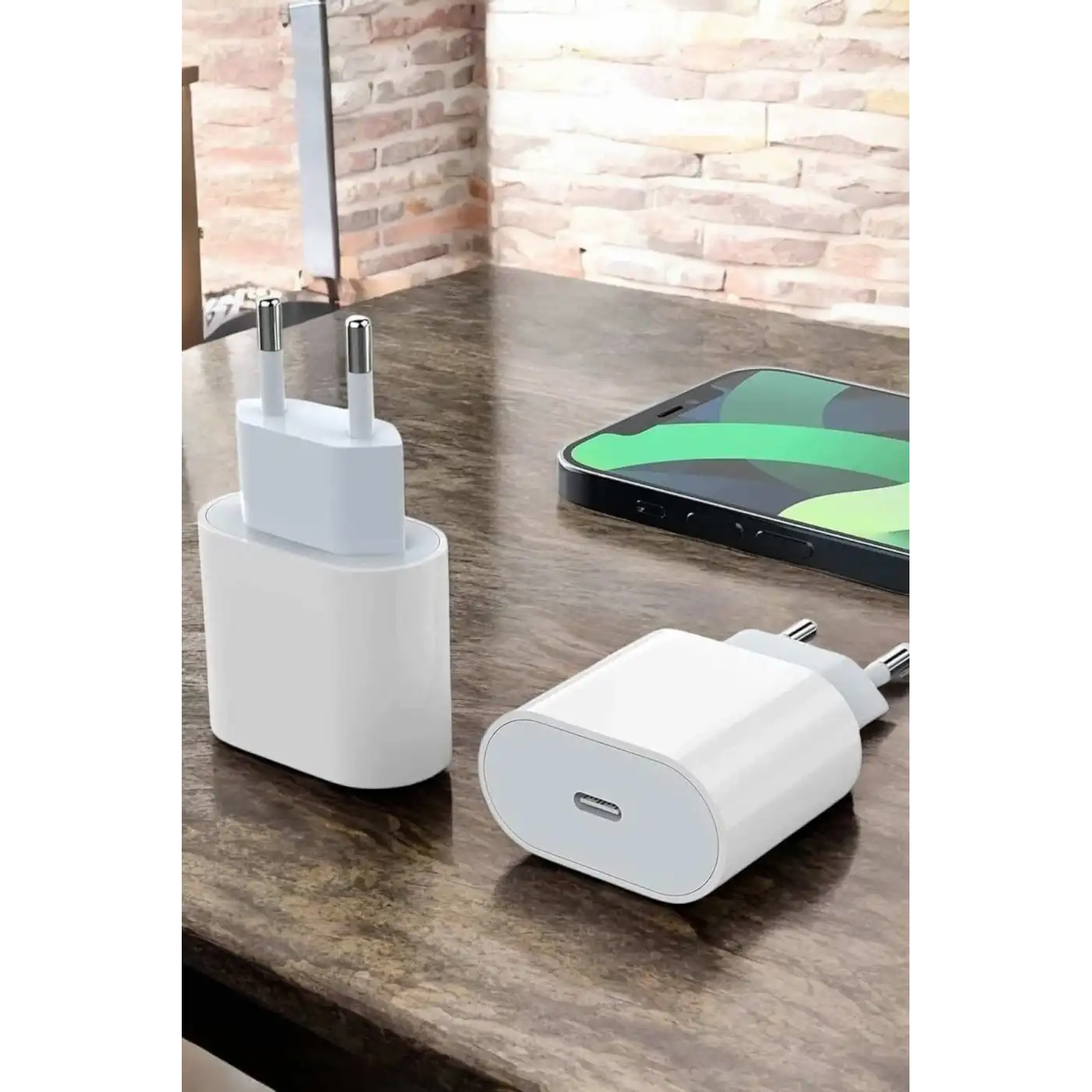 Şarj Aleti İOS 15/15 Pro Max Uyumlu Şarj Adaptörü ve Kablosu