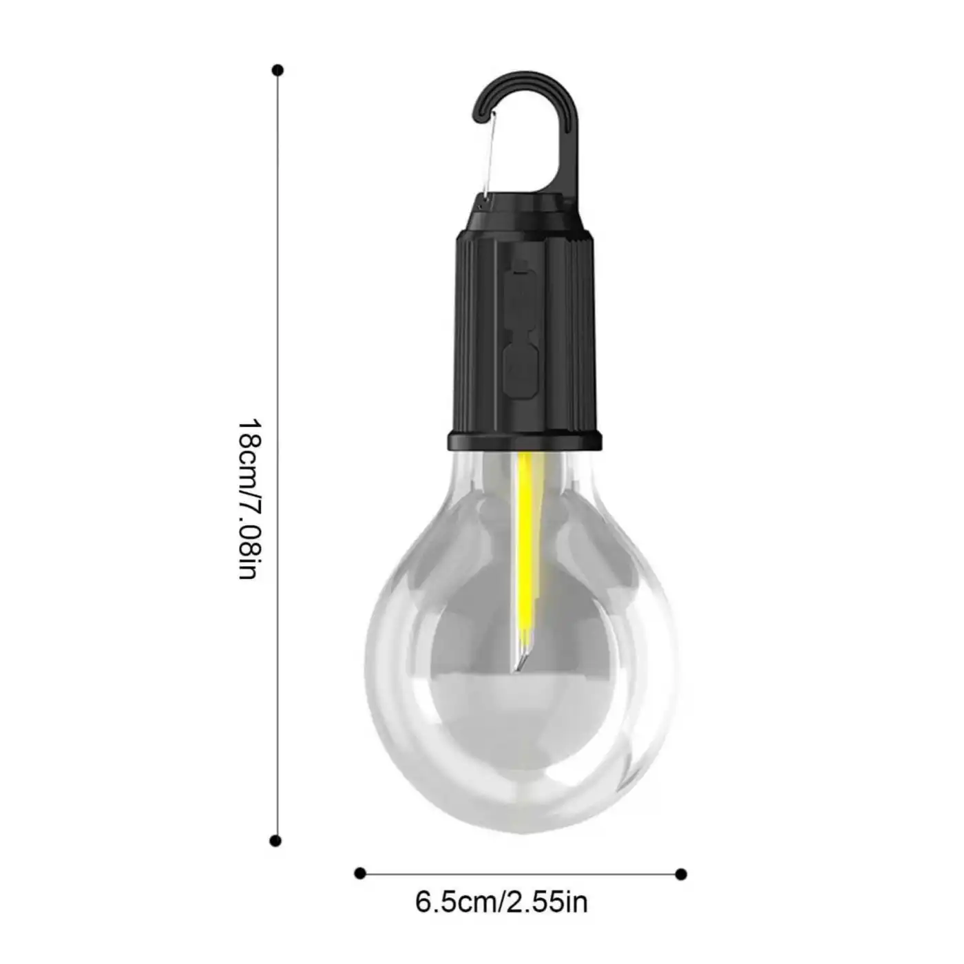 Şarjlı Dekoratif Kamp Lambası Askılı Ampul Led Işık Type-C Girişli