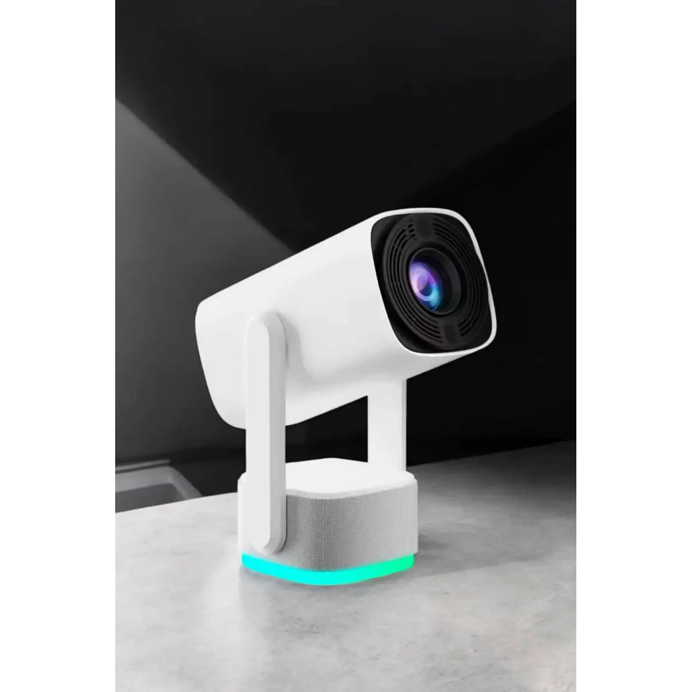 Şarjlı Projeksiyon Oyun Sinema Projektörü 4K HD Görüntü Kaliteli