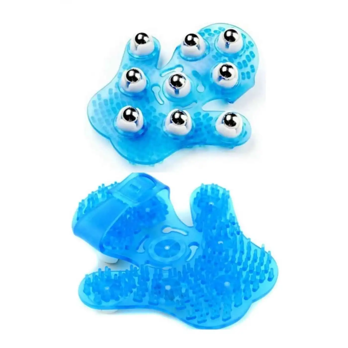 Selülit Giderici Masaj Eldiveni 9 Bilyeli Palm Masaj Eldiven Tam Vücut