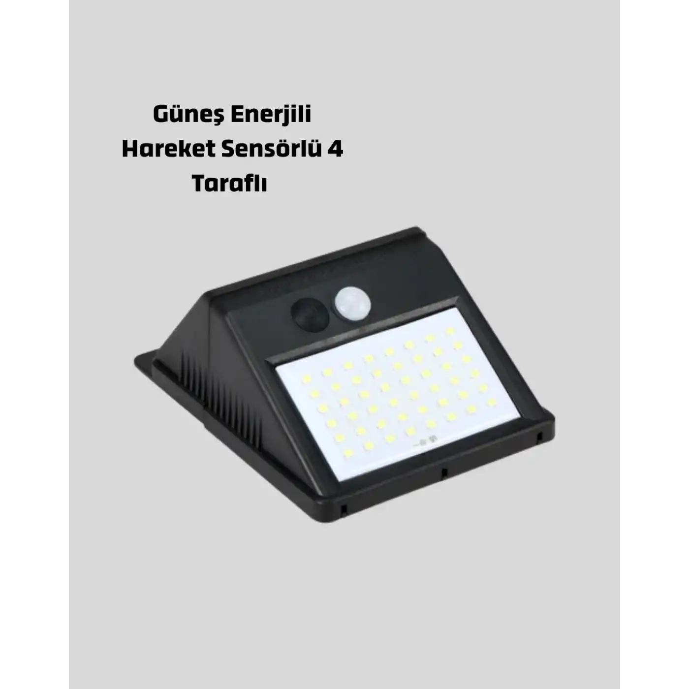 Sensörlü, Güneş Enerjili LED Duvar Lambası Bahçe ve Balkon Aydınlatma