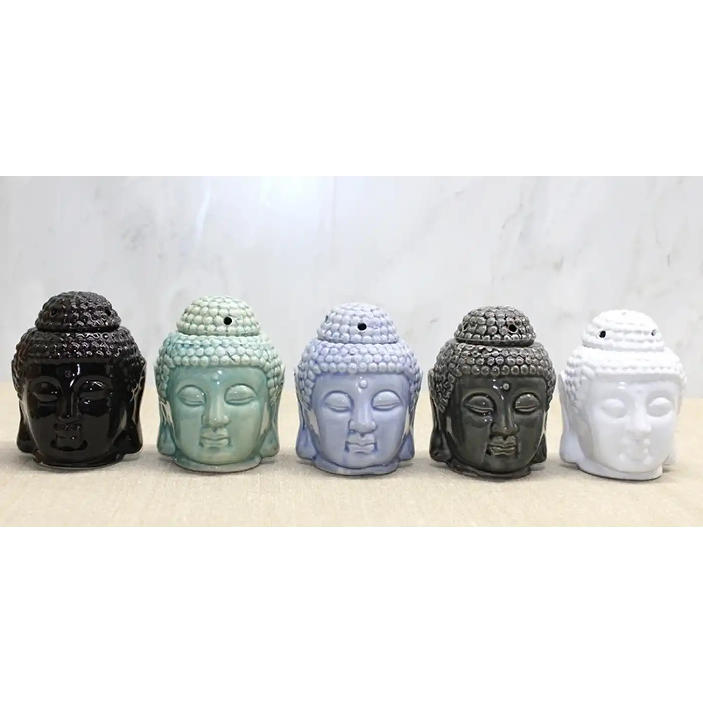 Seramik Buda Büstü Buhurdanlık Alk4446