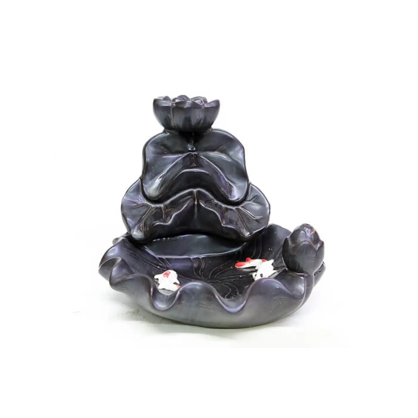 Seramik Çiçek Aromaterapi Geri Akışlı Tütsülük