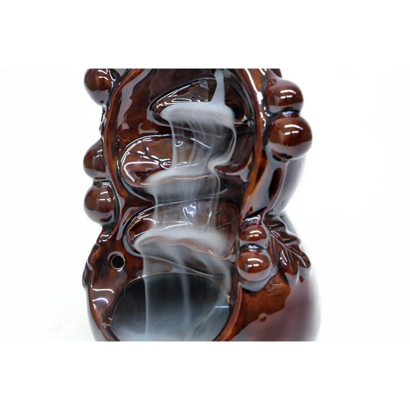 Seramik Dekoratif Şelale Geri Akışlı Tütsülük