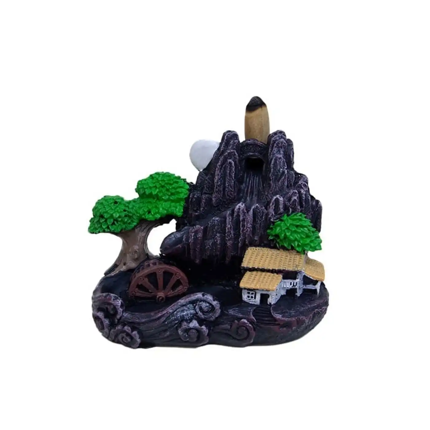 Seramik  Şelale Aromaterapi Geri Akışlı Tütsülük