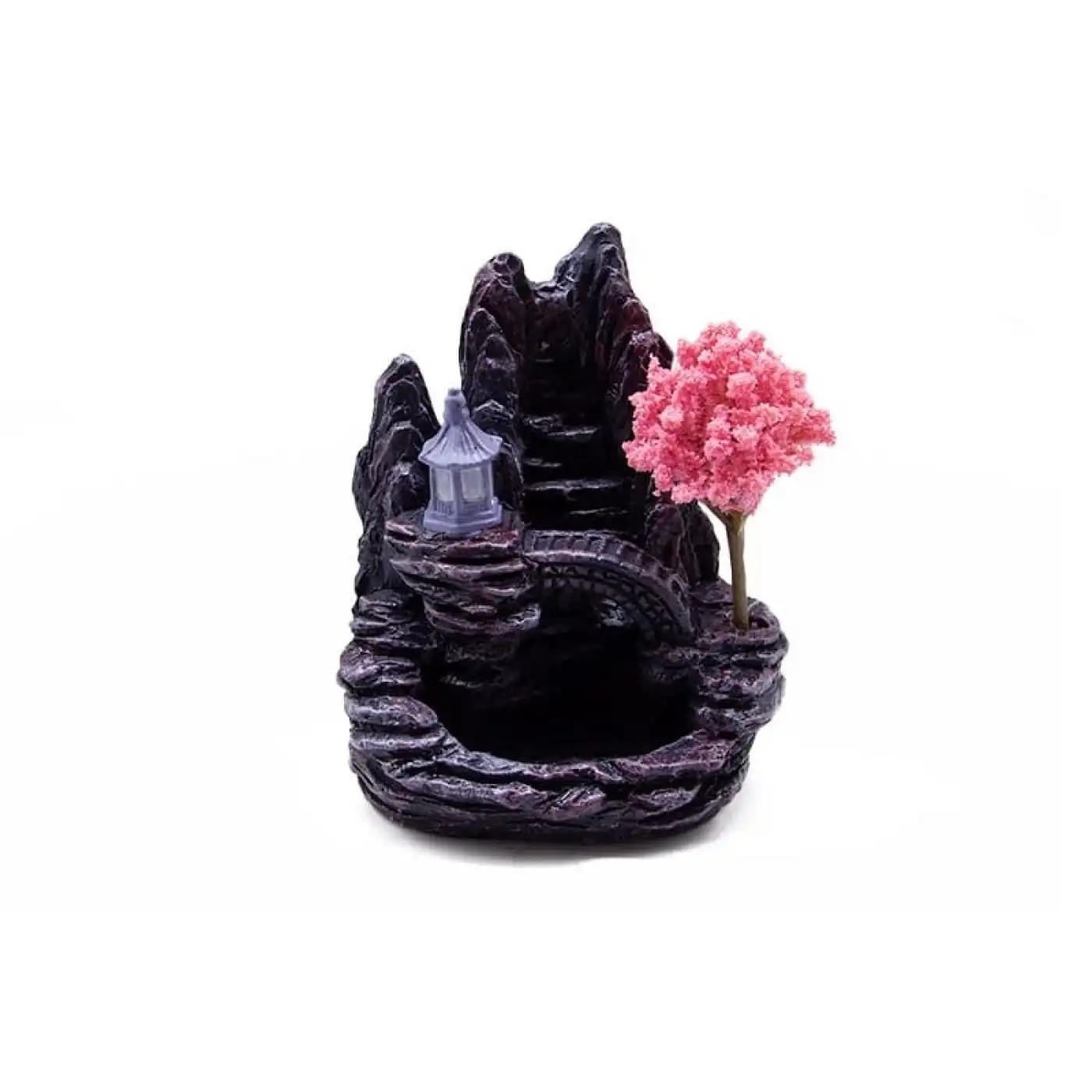 Seramik  Şelale Aromaterapi Geri Akışlı Tütsülük