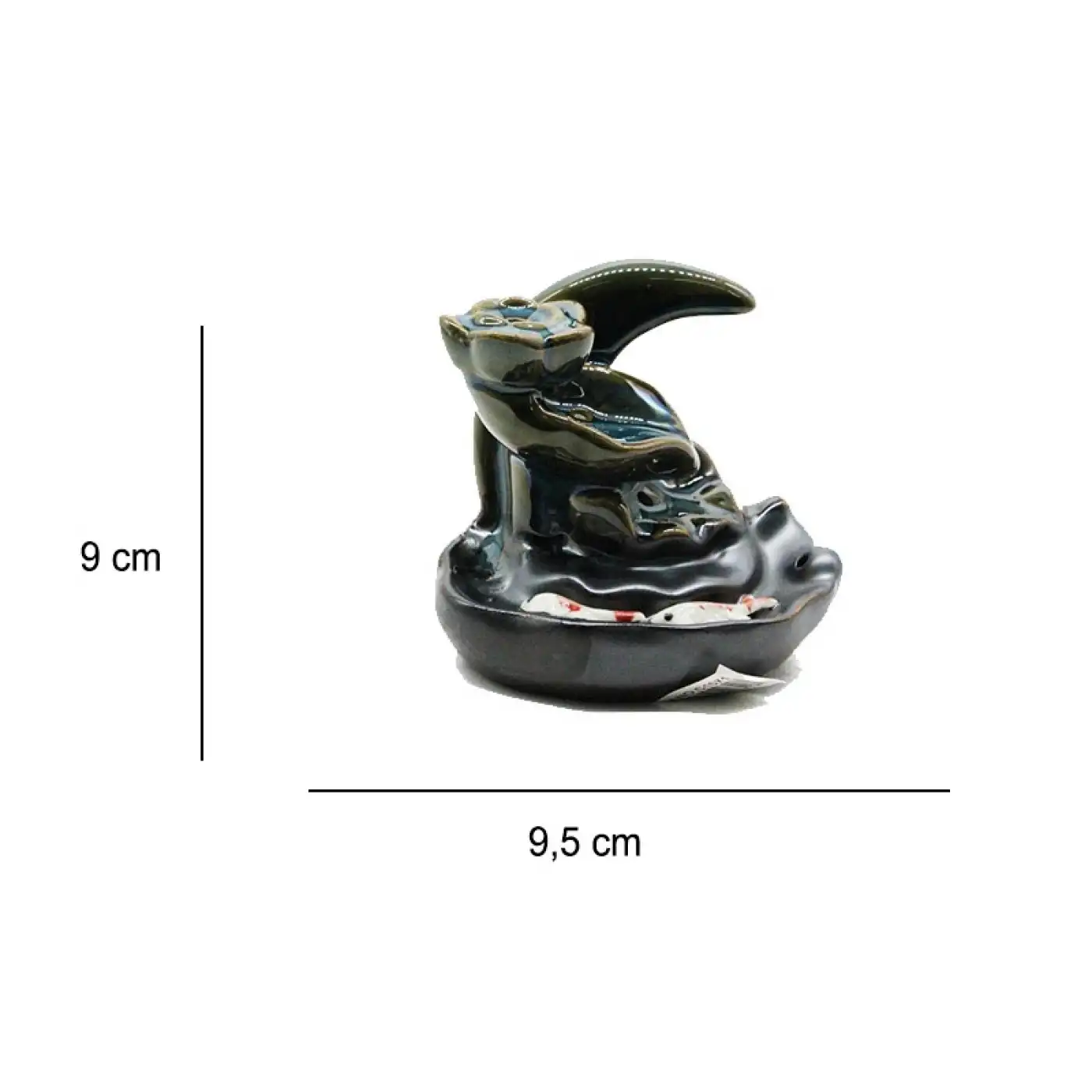 Seramik  Şelale Aromaterapi Geri Akışlı Tütsülük