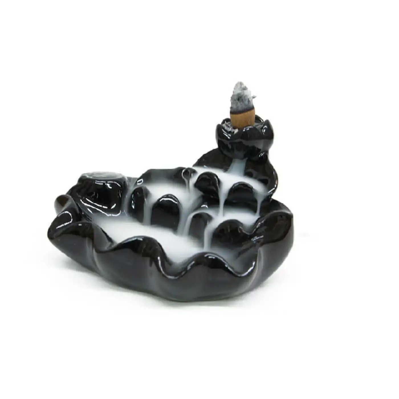 Seramik Şelale Aromaterapi Geri Akışlı Tütsülük