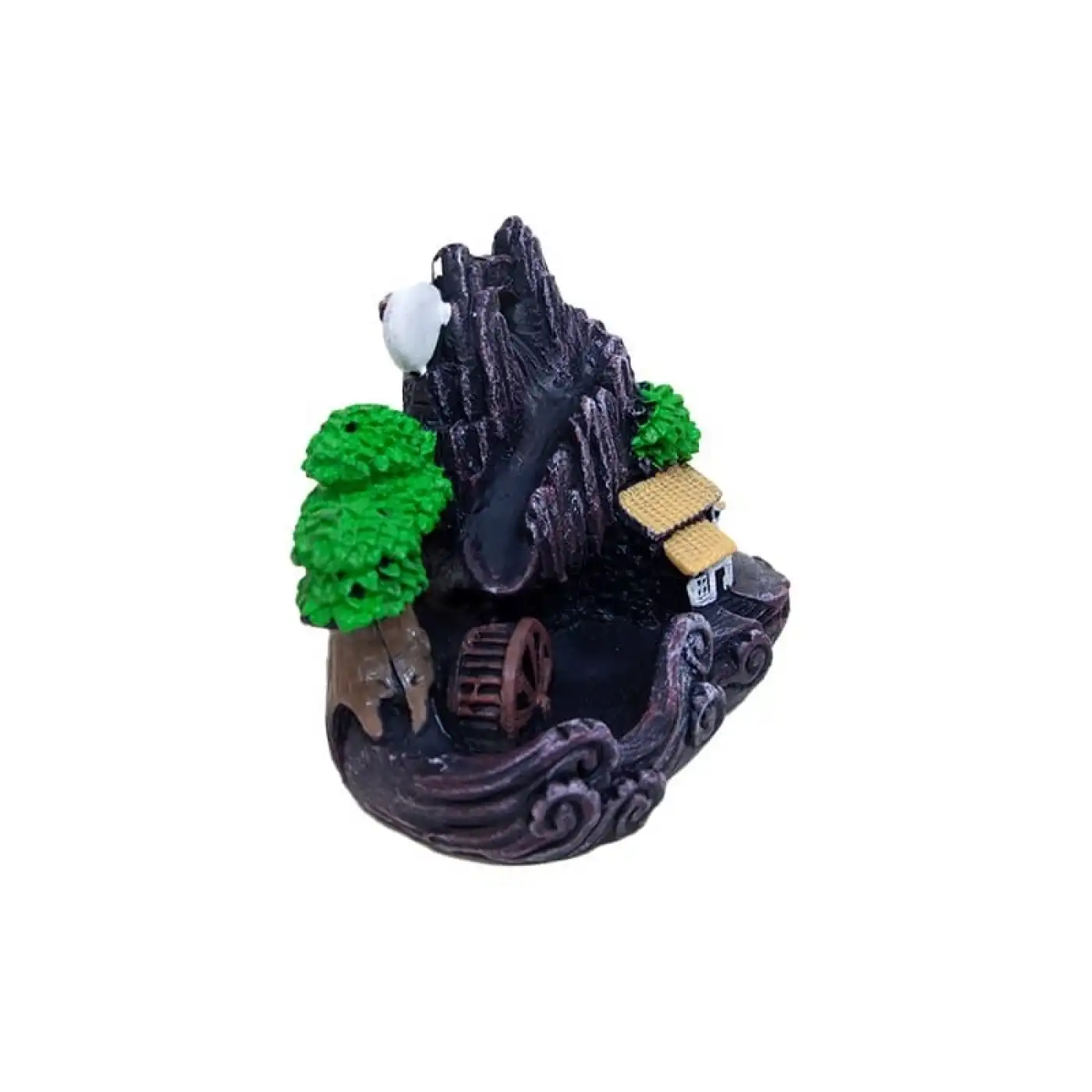 Seramik  Şelale Aromaterapi Geri Akışlı Tütsülük