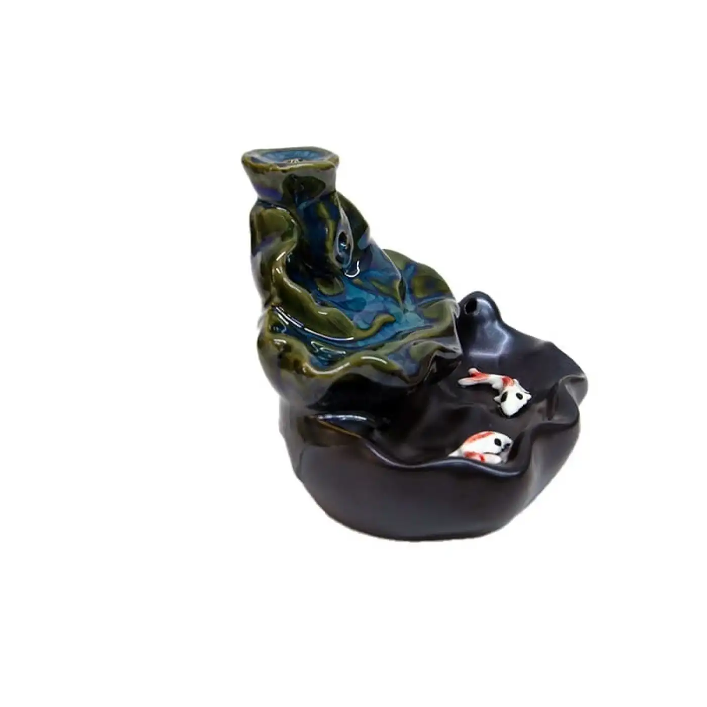 Seramik  Şelale Aromaterapi Geri Akışlı Tütsülük