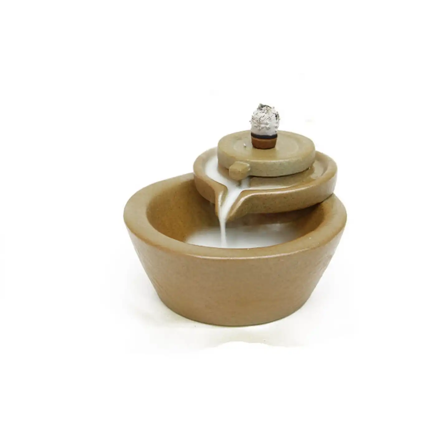Seramik Tas Aromaterapi Geri Akışlı Tütsülük