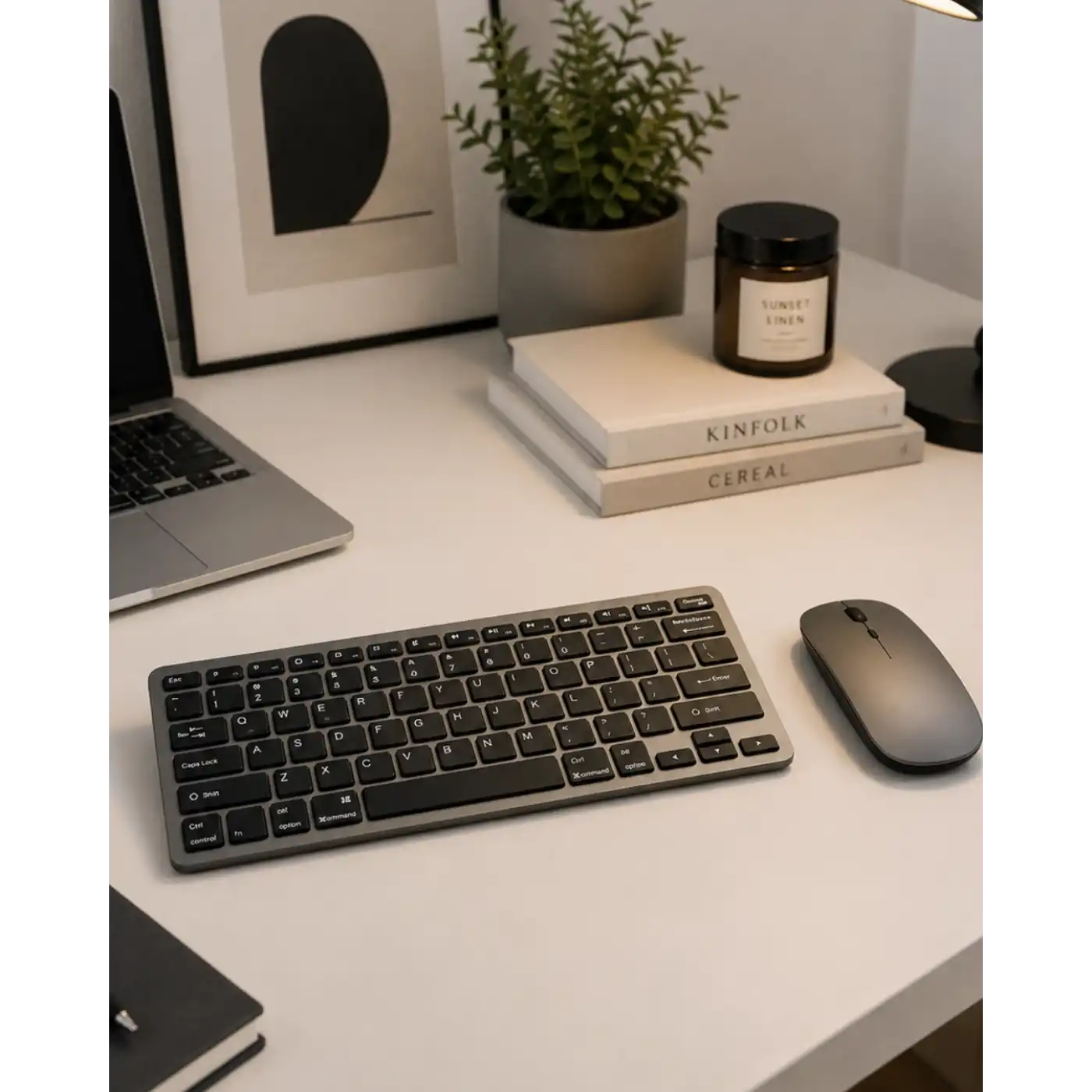 Sessiz Kullanım Sunan Bluetooth Klavye Mouse Seti Çoklu Cihaz Uyumlu