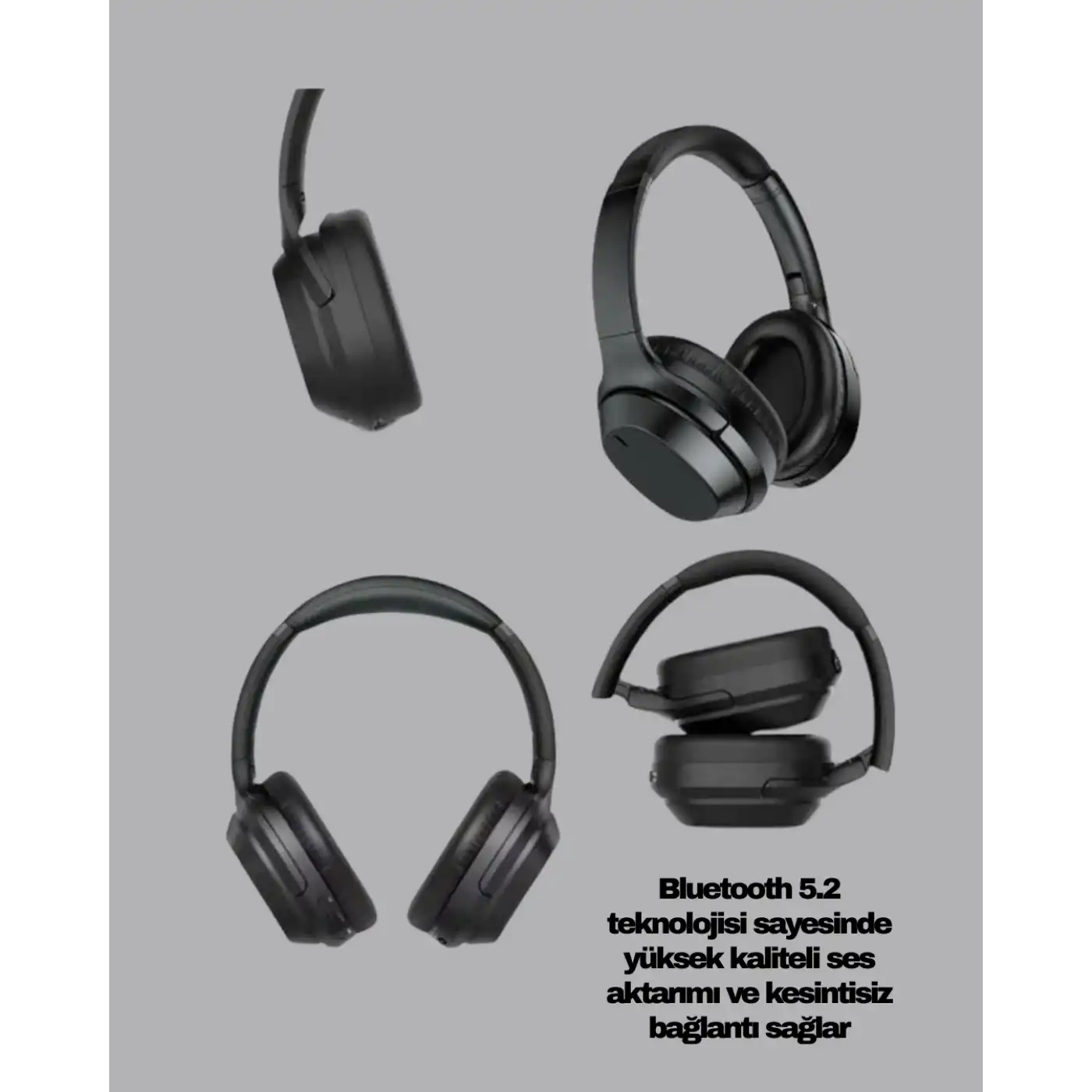 Set Işıklı Klavye Mouse + Bluetooth 5.2 Kulaklık  Paketi