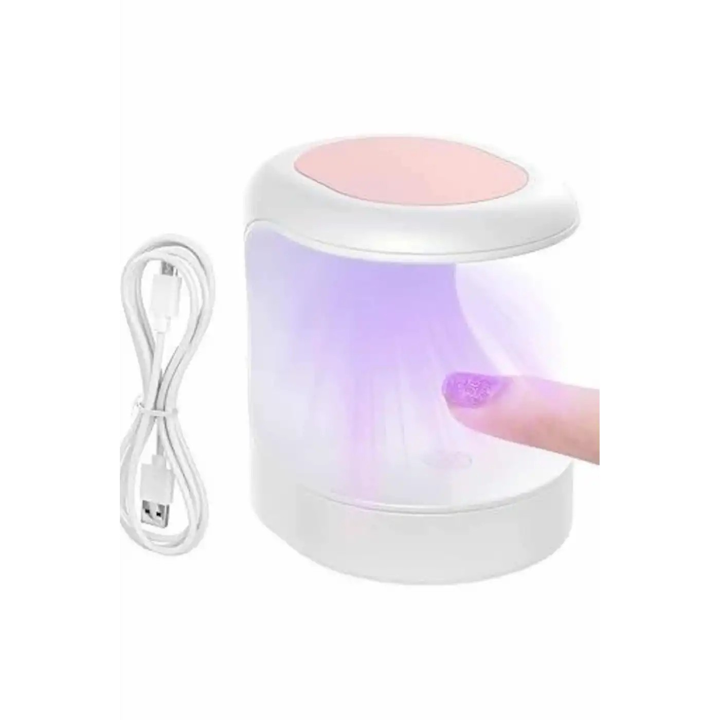 Seyehat Tipi Mini Oje Kurutucu Ultraviole Mor Işık Protez Tırnak Kurutucu