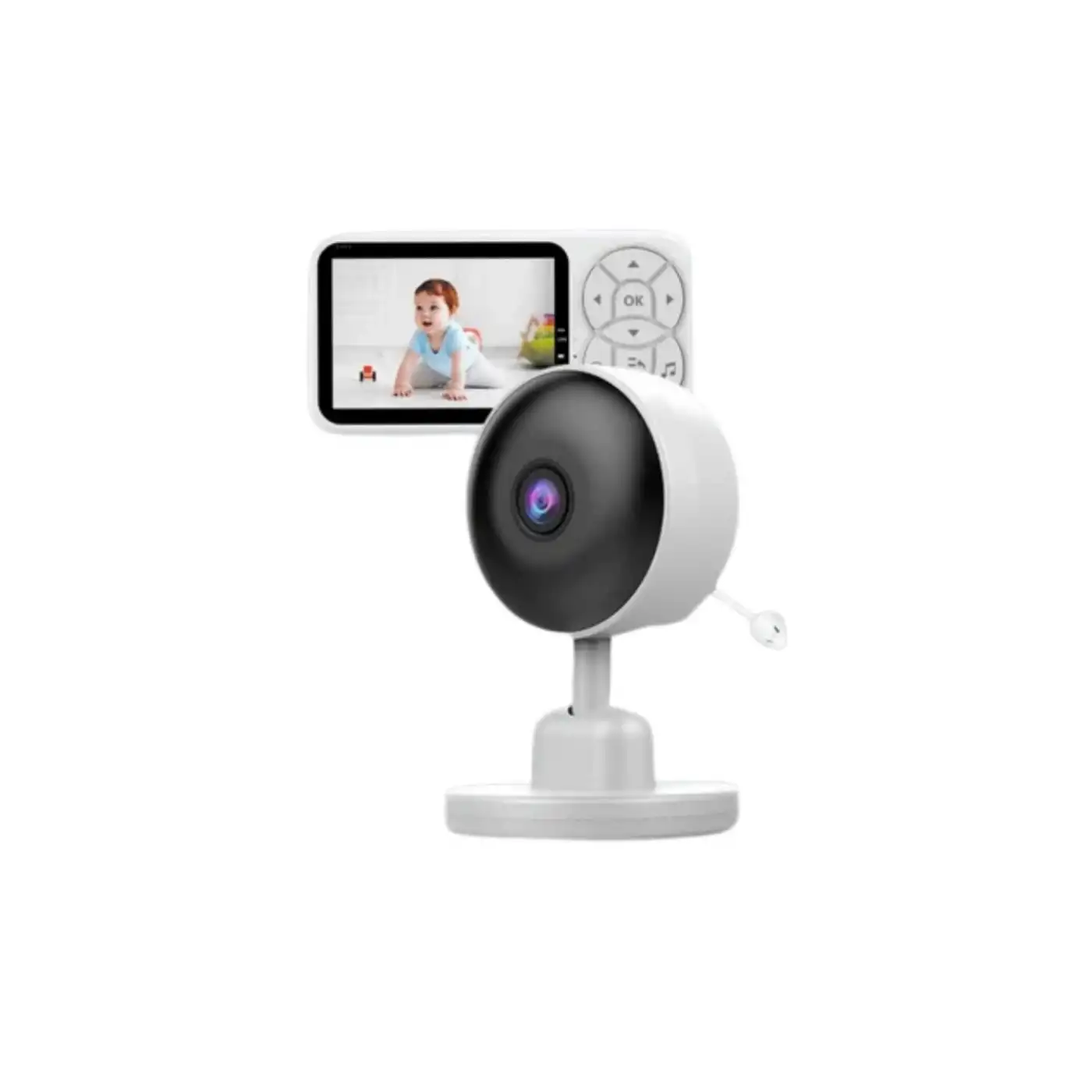 Sıcaklık Sensörlü Güvenli Bebek Kamerası İki Yönlü Ses