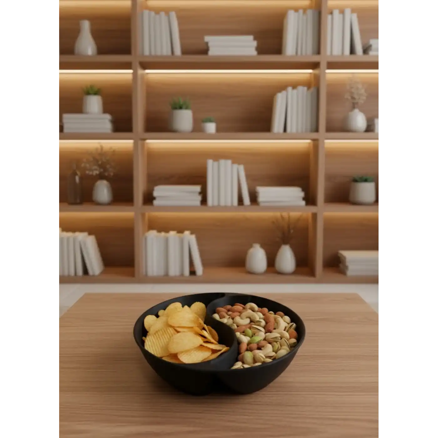 Siyah Çerezlik Kase Seti 4 Adet 3x12 cm