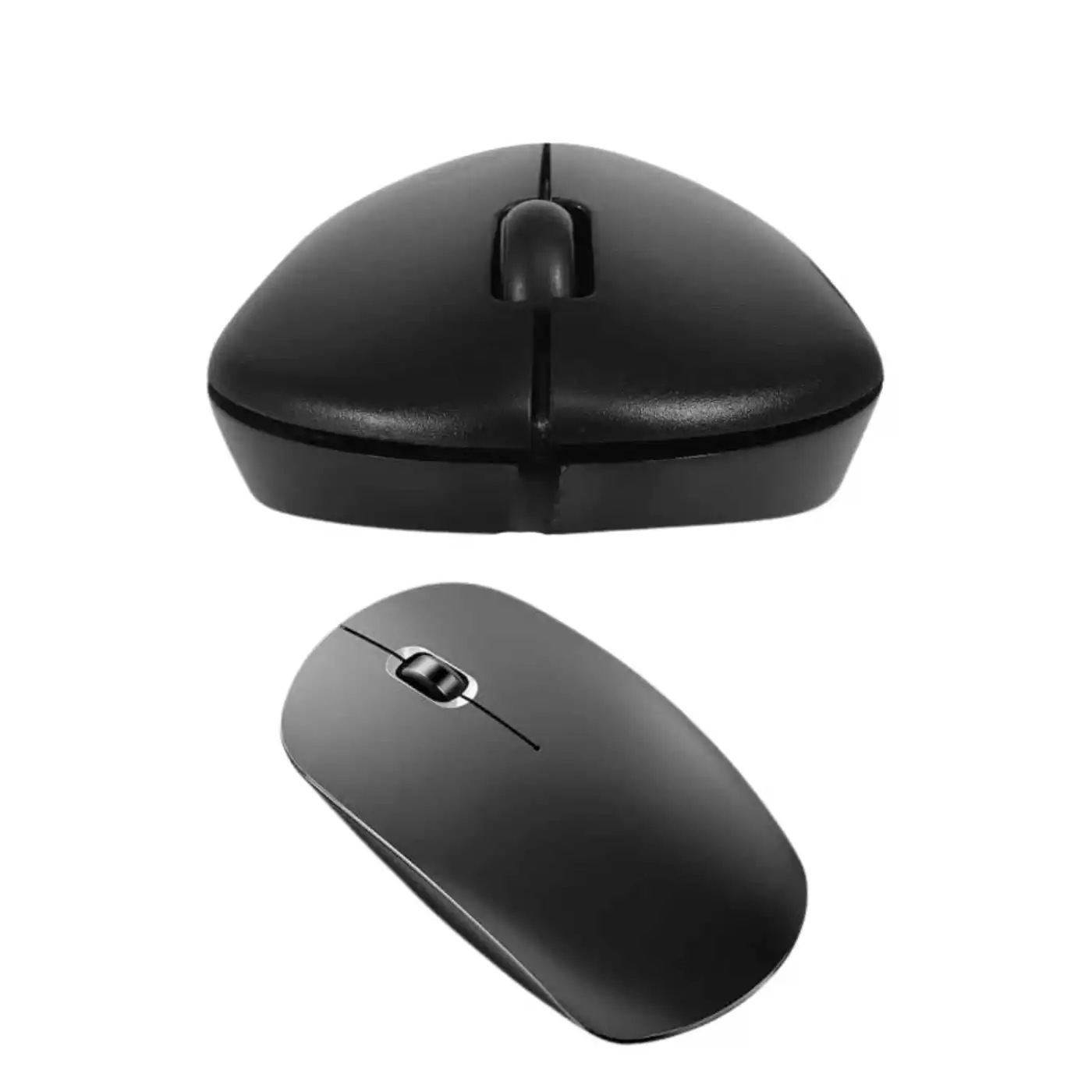 Siyah Kablosuz Mouse Wireless Mouse Minimal Tasarım