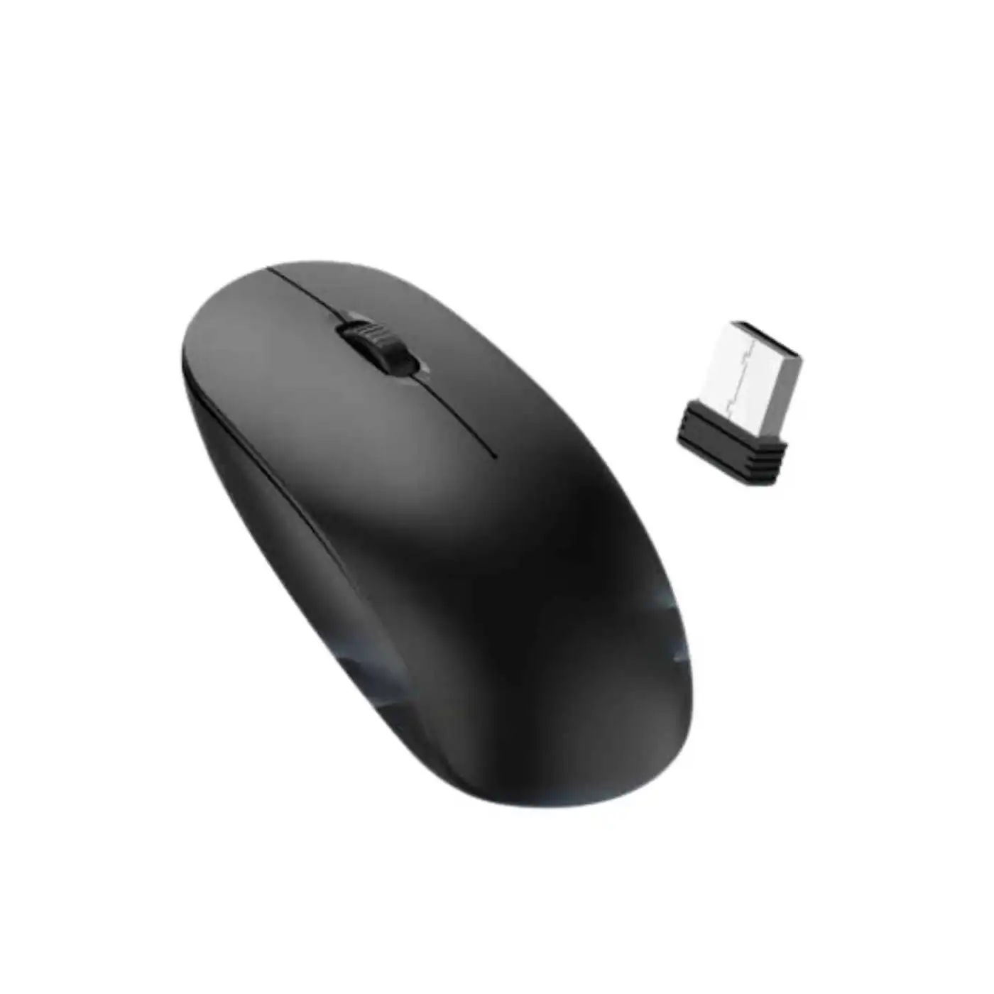 Siyah Kablosuz Mouse Wireless Mouse Minimal Tasarım
