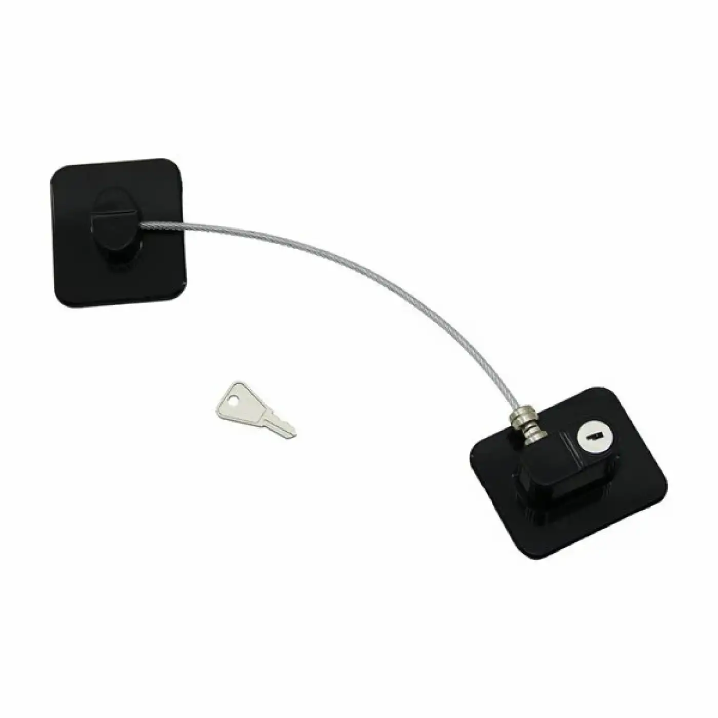 Siyah Plaka Halatlı Emniyet Kilidi