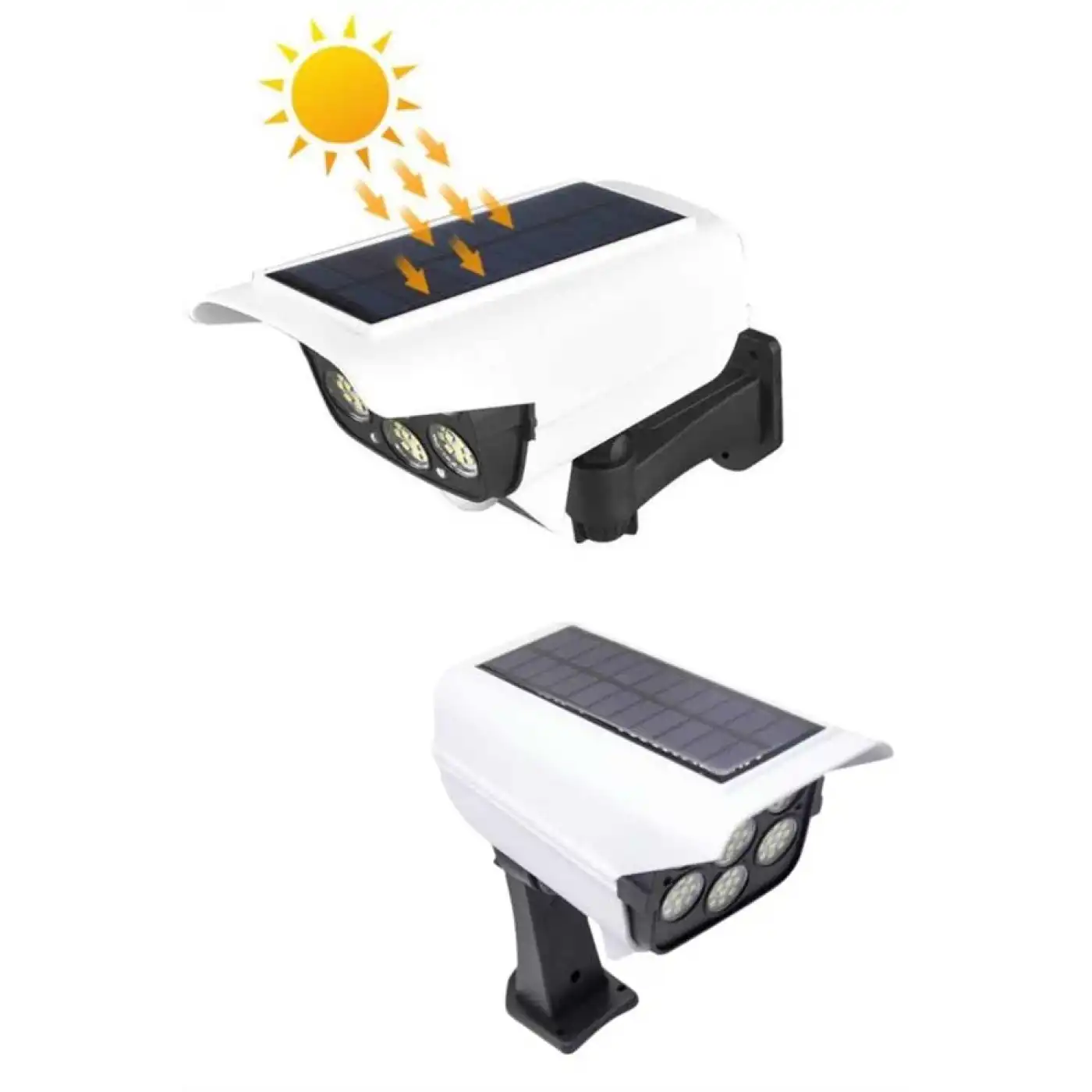 Solar Bahçe Lambası Uzaktan Kumandalı Kamera Görünümlü Hareket Sensörlü