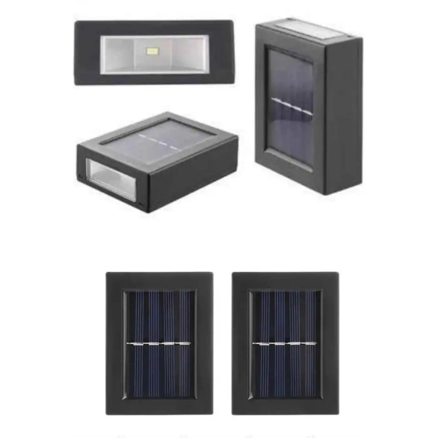 Solar Güneş Enerjili Çift Taraflı Duvar Lambası Çift Taraflı Duvar Lamba Güneş Enerjili