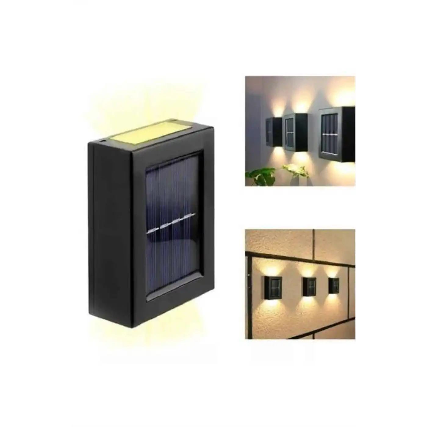 Solar Güneş Enerjili Çift Taraflı Duvar Lambası Çift Taraflı Duvar Lamba Güneş Enerjili