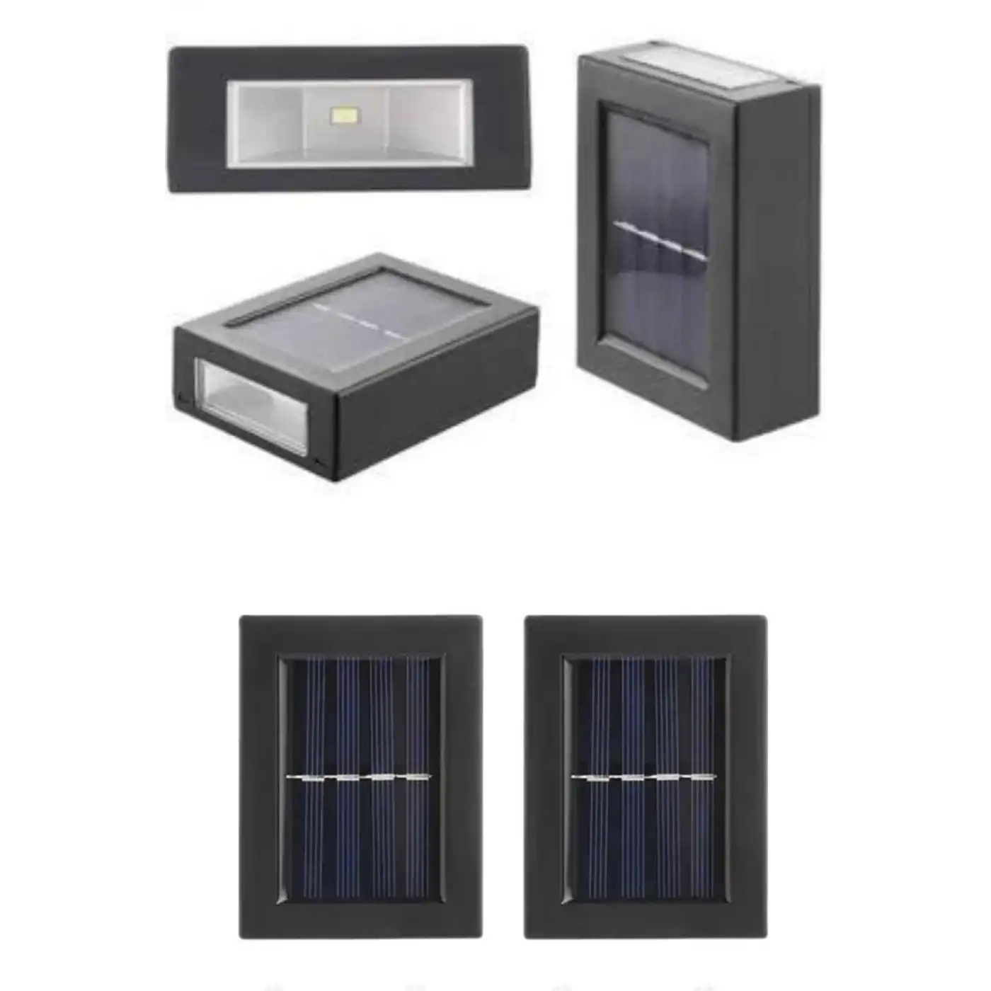 Solar Güneş Enerjili Çift Taraflı Duvar Lambası Çift Taraflı Duvar Lamba Güneş Enerjili Yeni Nesil
