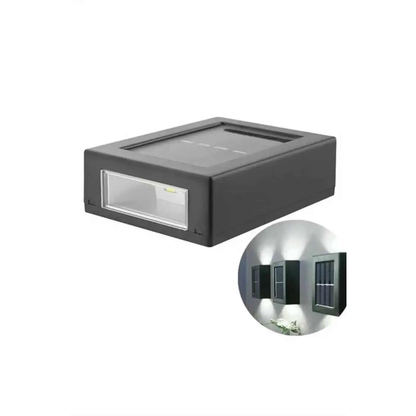 Solar Lamba Dekoratif Aplik Su Geçirmez Led Işıklı Duvar Lambası