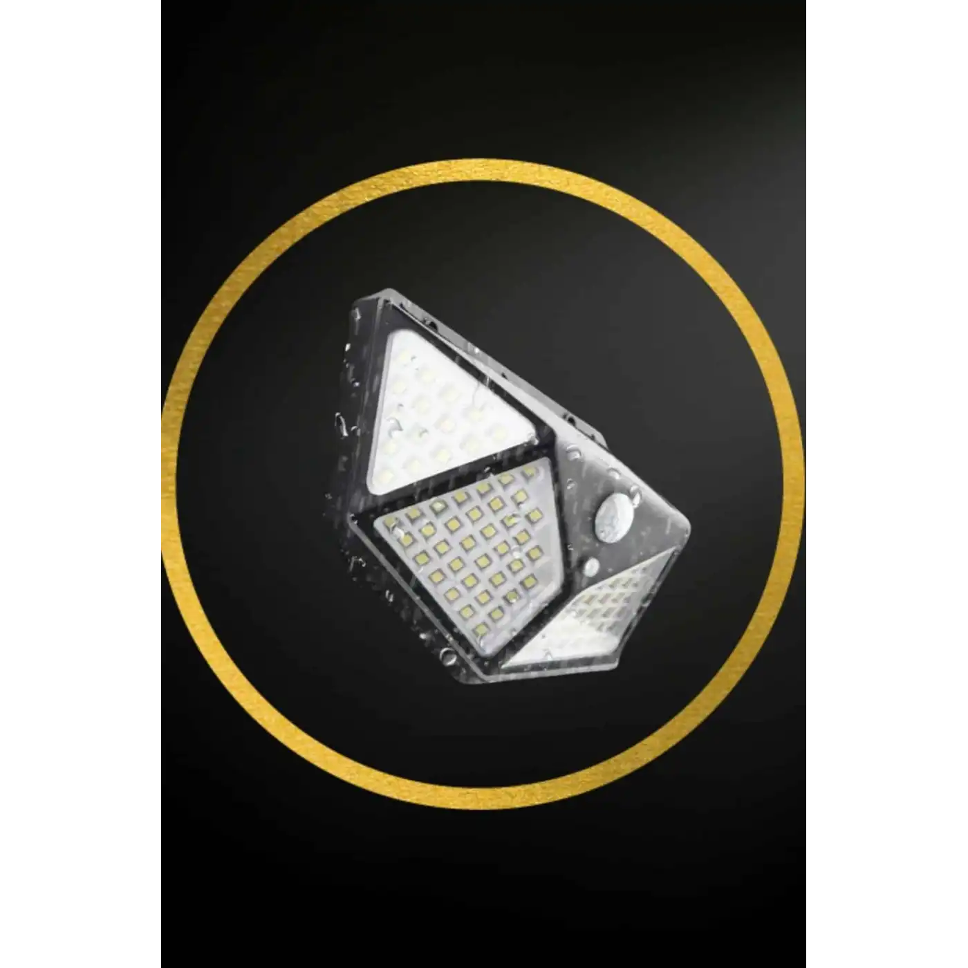 Solar Sensörlü Duvar Lambası Bahçe Lambaso Parlak Beyaz Işık Suya Dayanıklı