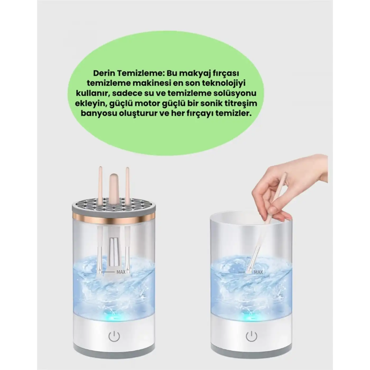 Sonik Titreşimli Fırça Temizleme Makinesi