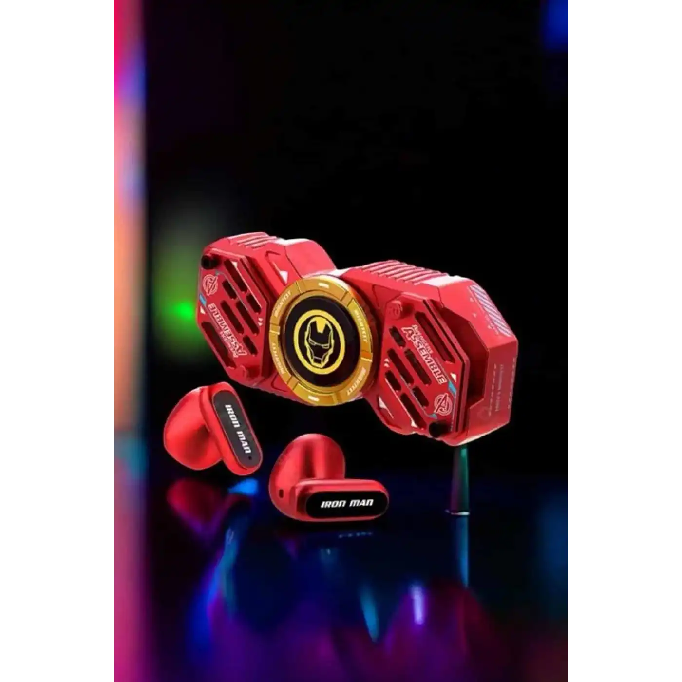 Stres Çarklı Bluetooth Kulaklık Kablosuz Kırmızı Yüksek Ses Kaliteli