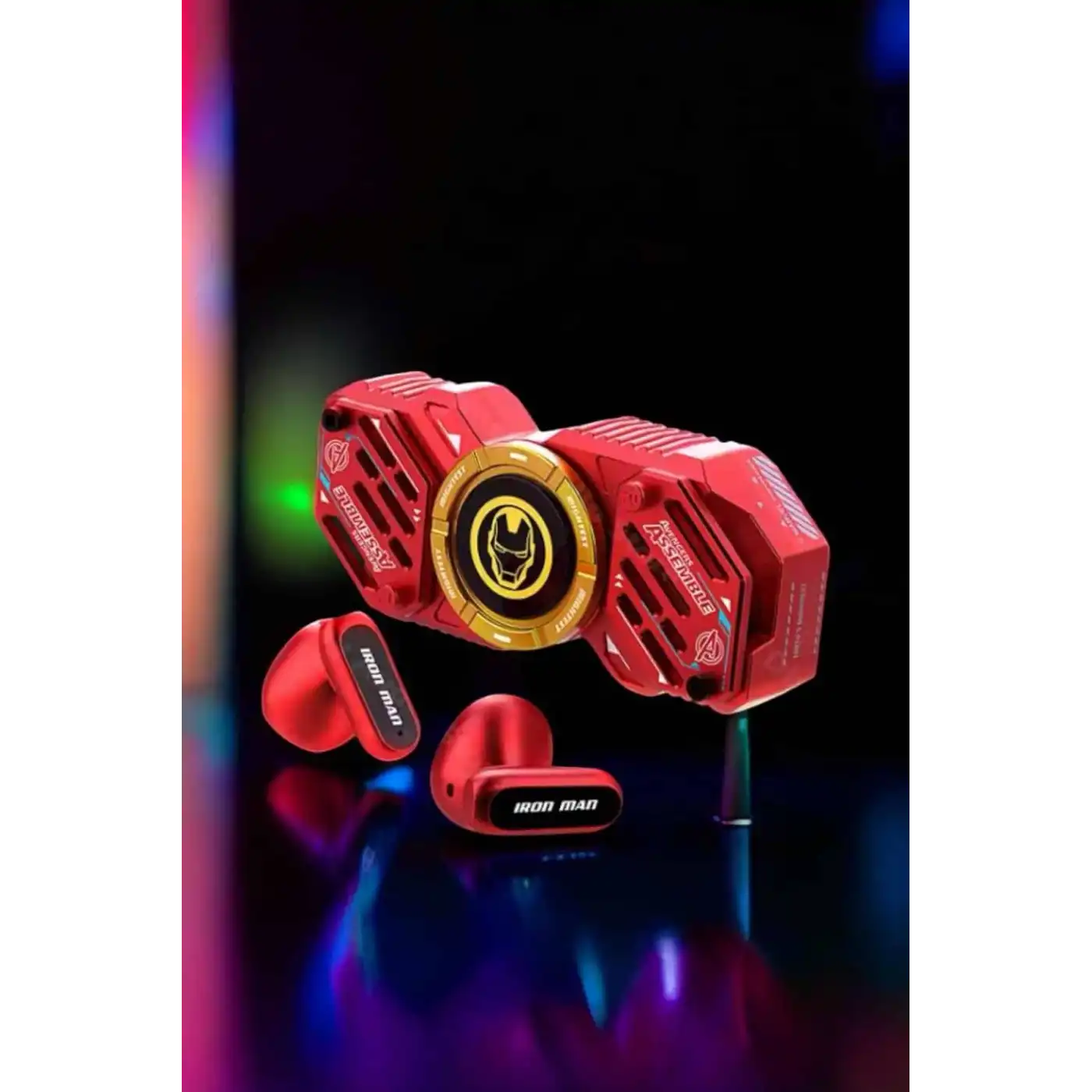 Stres Çarklı Bluetooth Kulaklık Kablosuz Kırmızı Yüksek Ses Kaliteli